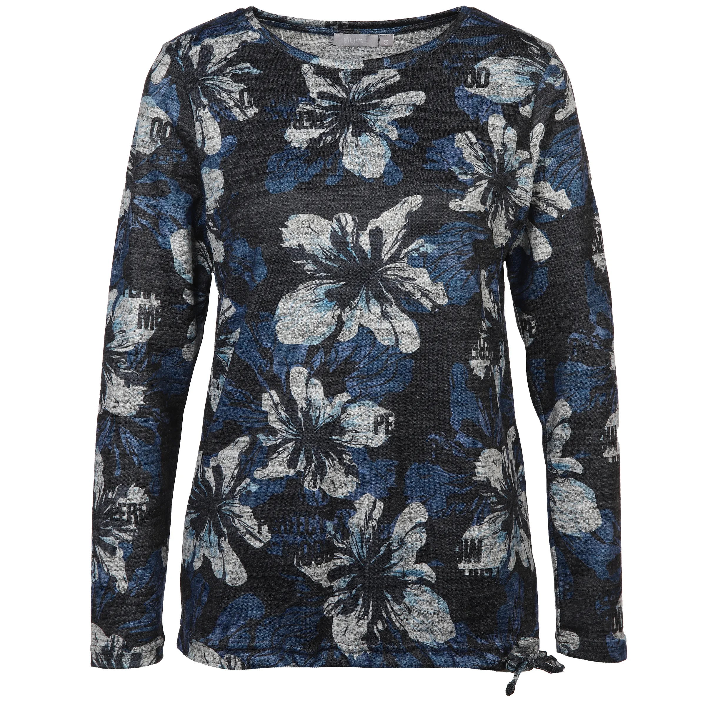 Sure Da-Flauschshirt m. Tunnelzug Blau 886493 BLAU GEM 1