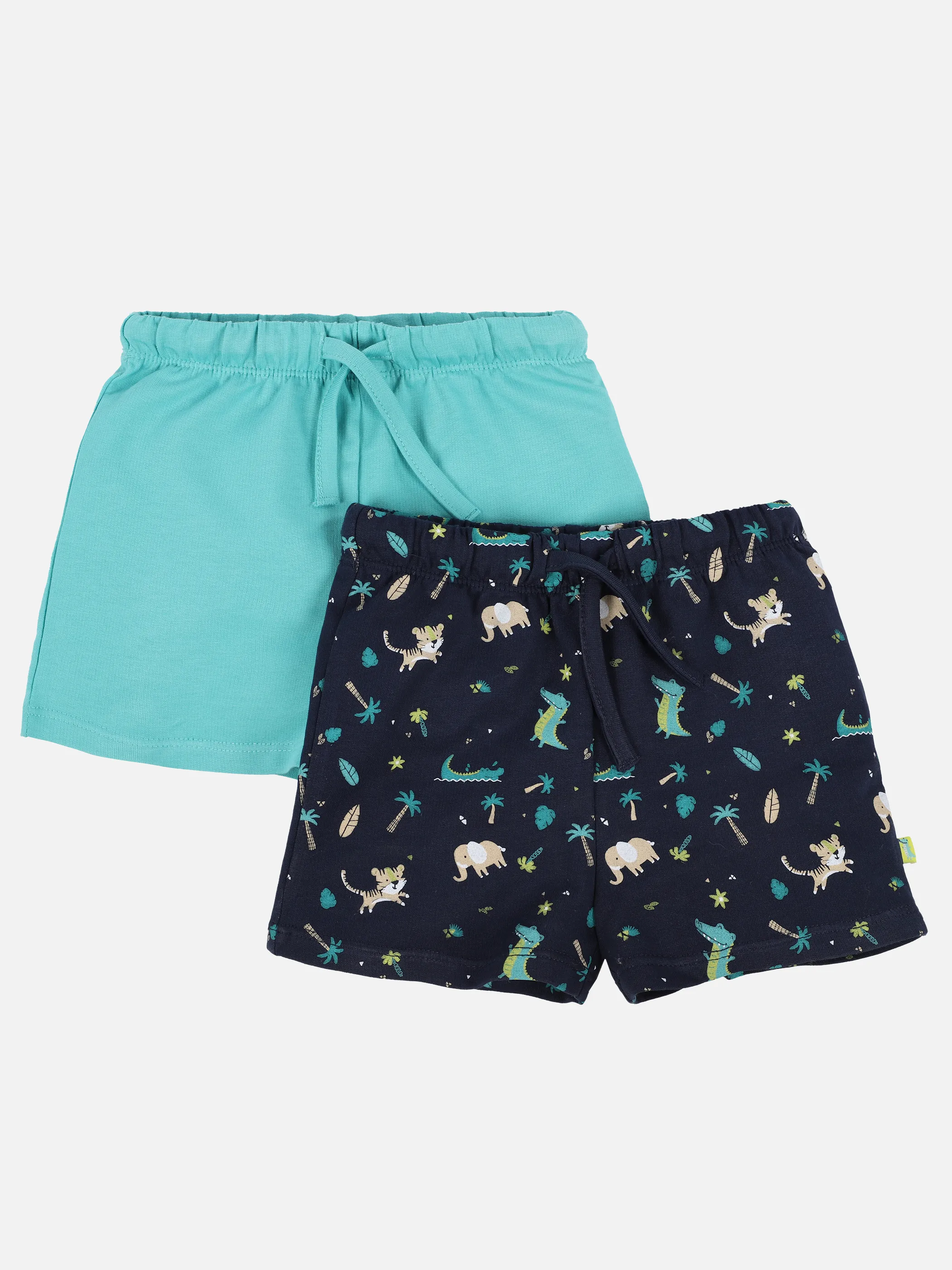 Bubble Gum BJ 2er Pack Bermudas uni türkis und dunkelblau AOP Türkis 892576 TÜRKISBLAU 1 Bubble Gum BJ 2er Pack Bermudas uni türkis und dunkelblau AOP Türkis 892576 TÜRKISBLAU 1