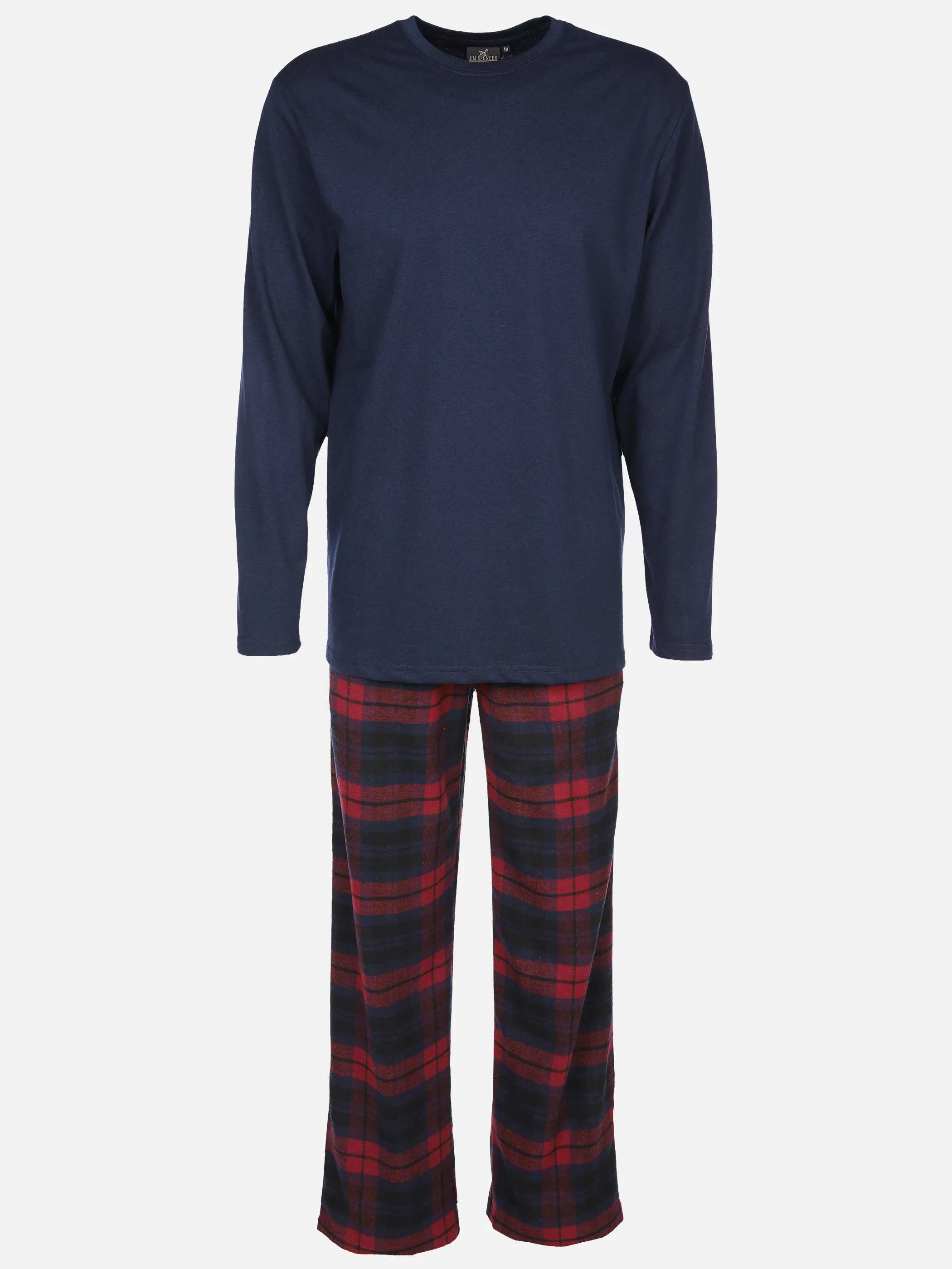 Jim Spencer He. Pyjama Flanell Hose + Long Blau 900855 650 1 Jim Spencer He. Pyjama Flanell Hose + Long Blau 900855 650 1