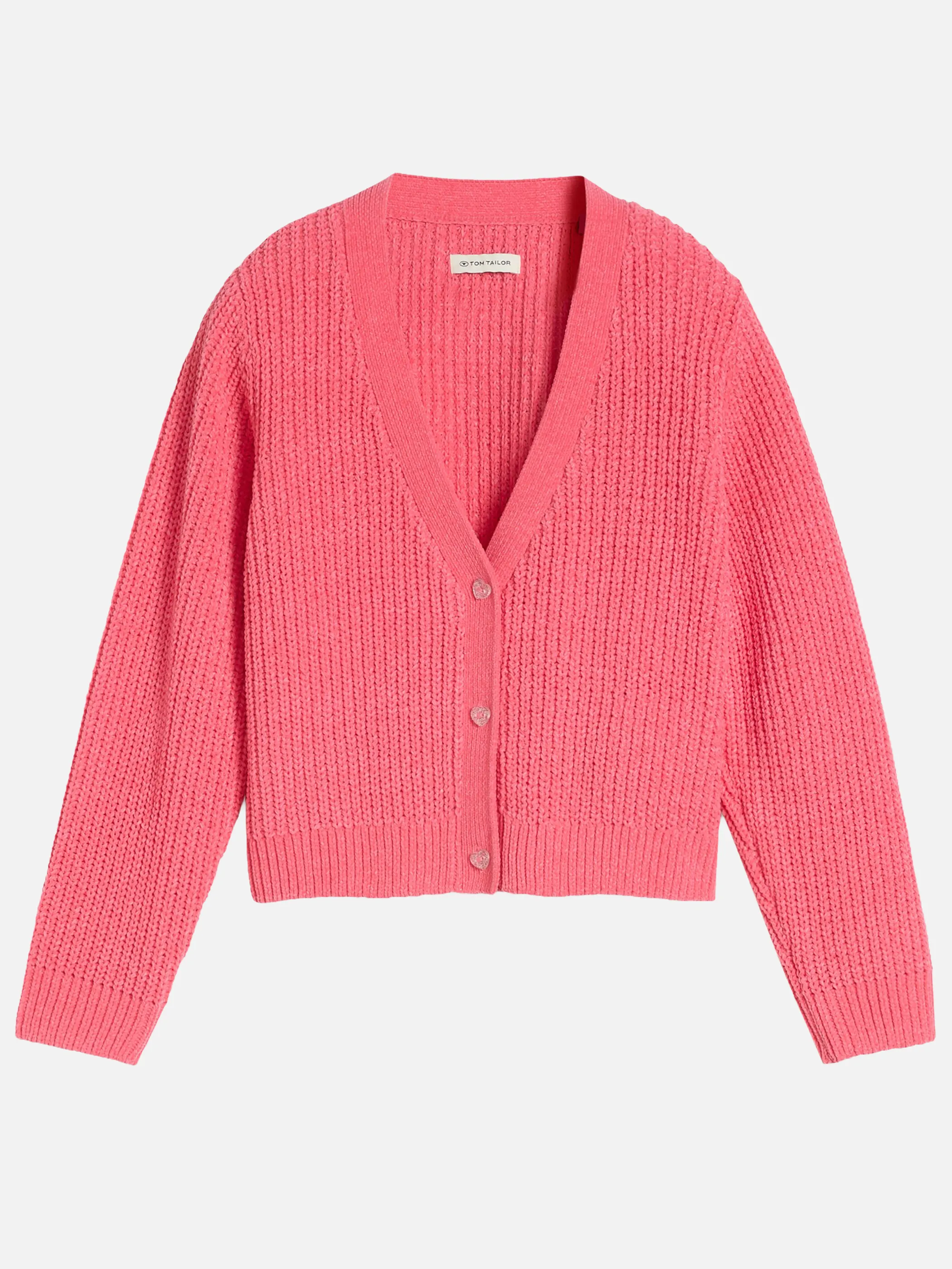 Tom Tailor 1054282 knitted cardigan Pink 934388 32123 1