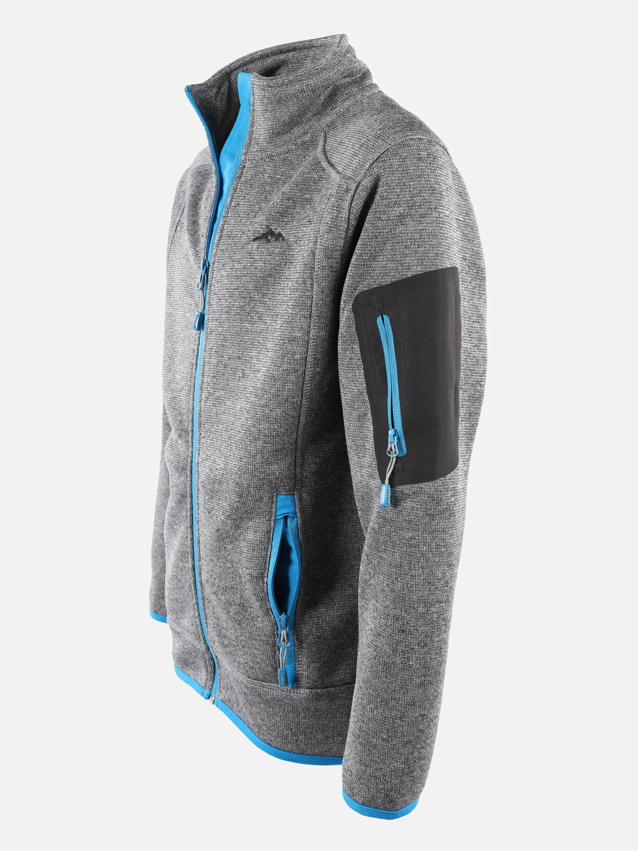 Grinario Sports Ki-Fleecejacke Grau 868042 LIGHT GREY 3 Grinario Sports Ki-Fleecejacke Grau 868042 LIGHT GREY 3