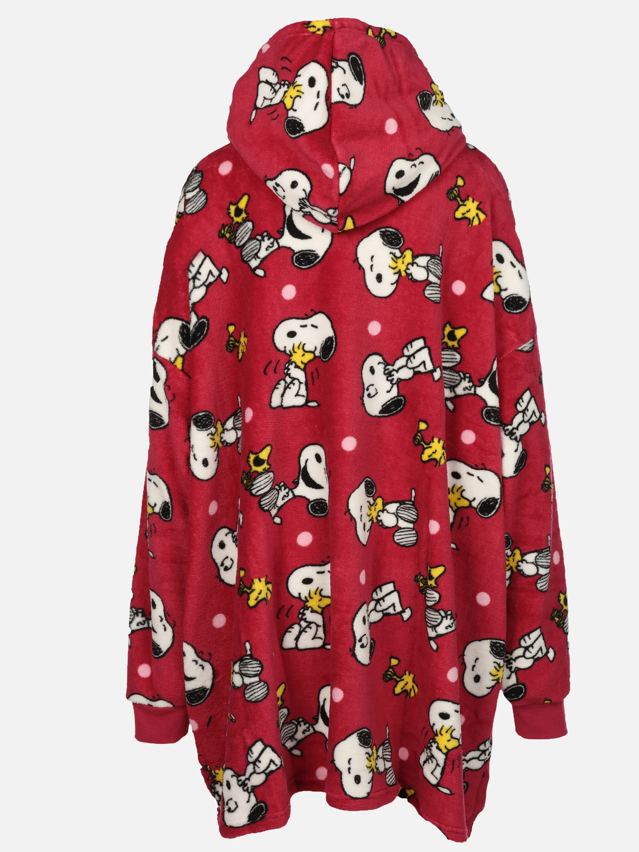 Snoopy Damen Oversize Cozy Hoodie Sno Schwarz 916566 SCHWARZ 2