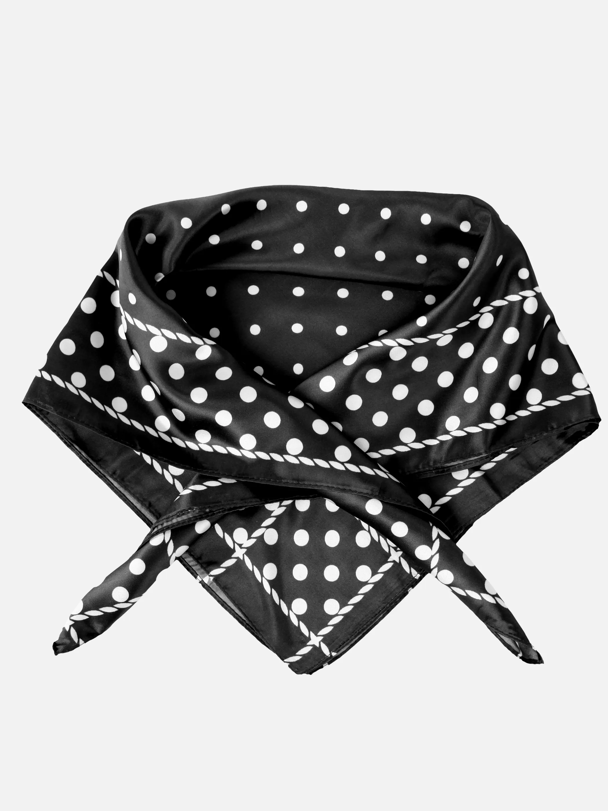Lisa Tossa Da-Nickytuch 70*70 cm Schwarz 933326 SCHWARZ 2
