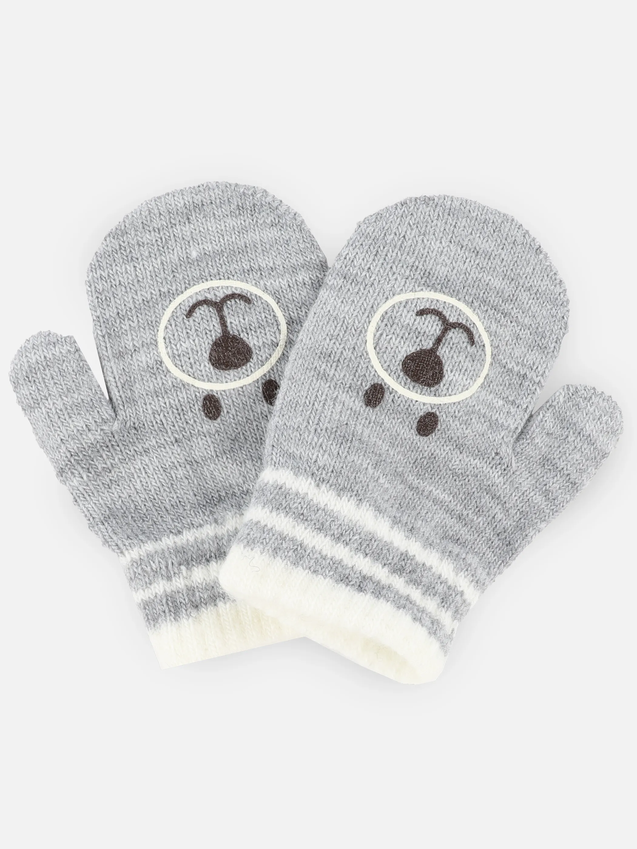Bubble Gum BJ-Handschuhe mit Bären Grau 916837 GREY 1
