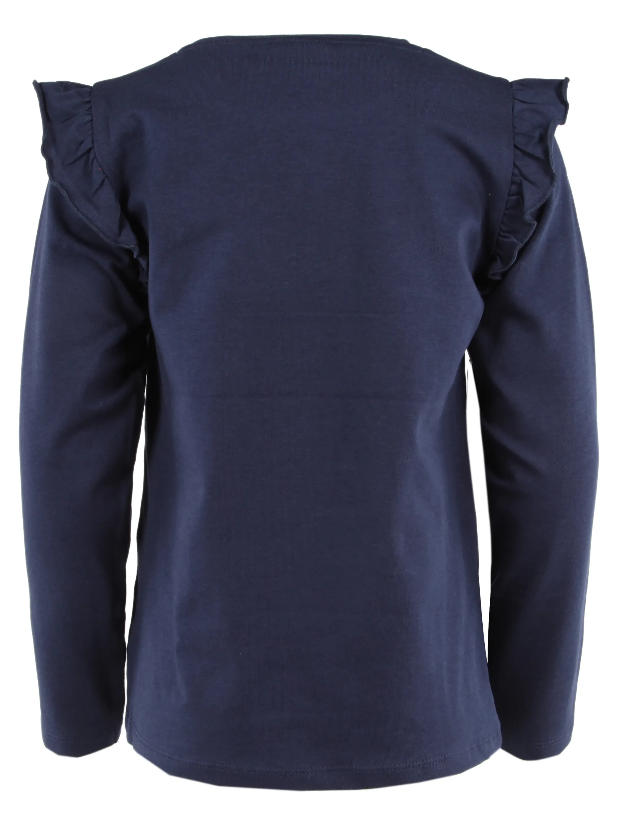 One Way KM Longsleeve mit Glitter-Motiven in dark blue Marine 929909 DARKBLUE 2