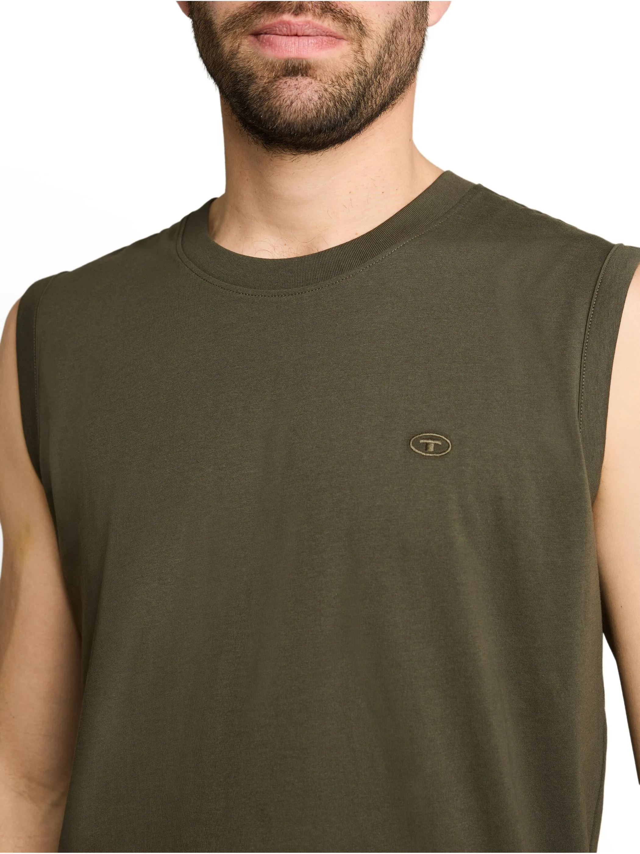 Tom Tailor 1050219 tanktop with embro Grün 926462 26543 3
