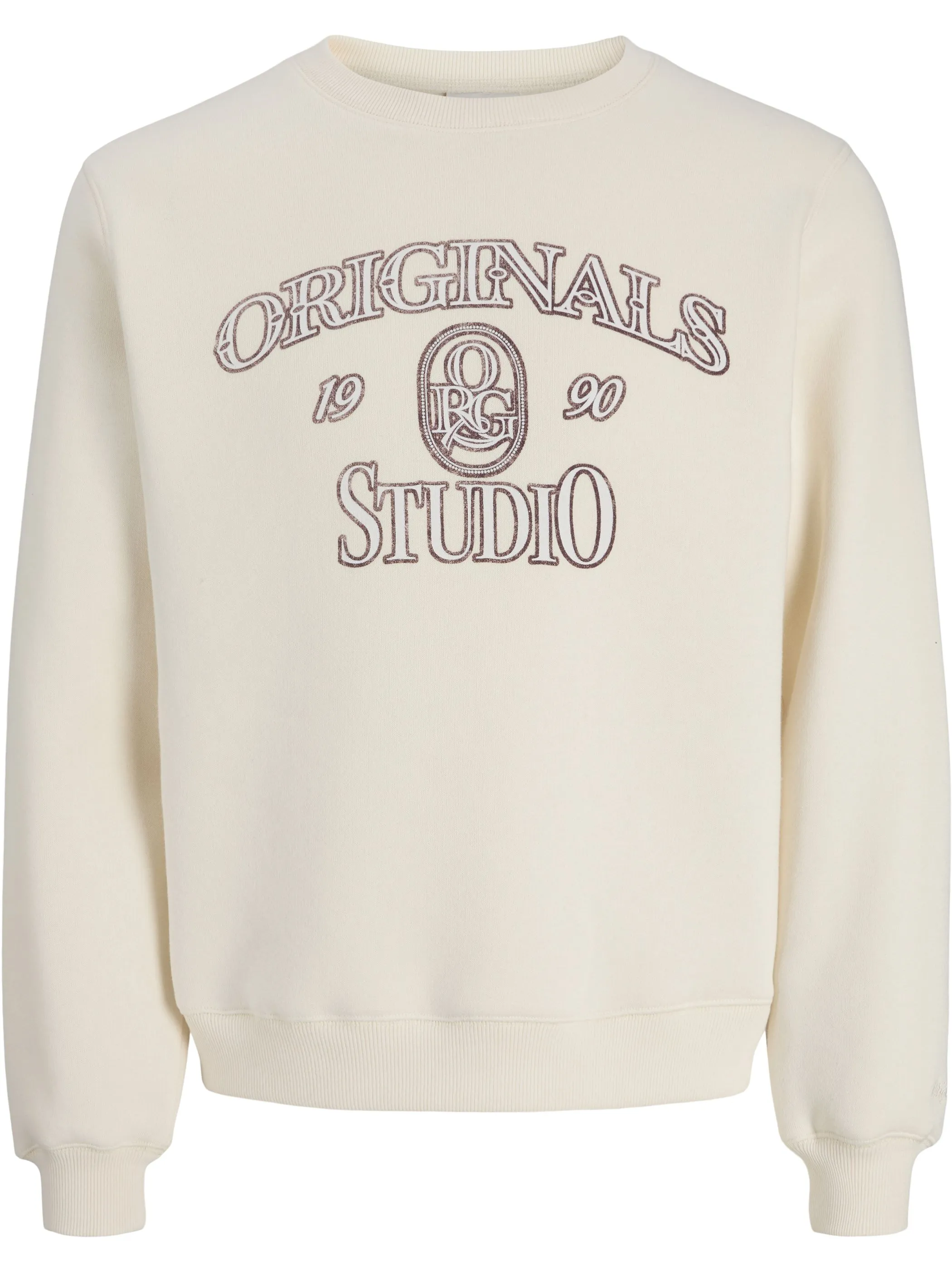 Jack&Jones Junior 12303317 JORCHAMBERI TYPO SWEAT CREW NECK JN Weiß 931442 177620 5