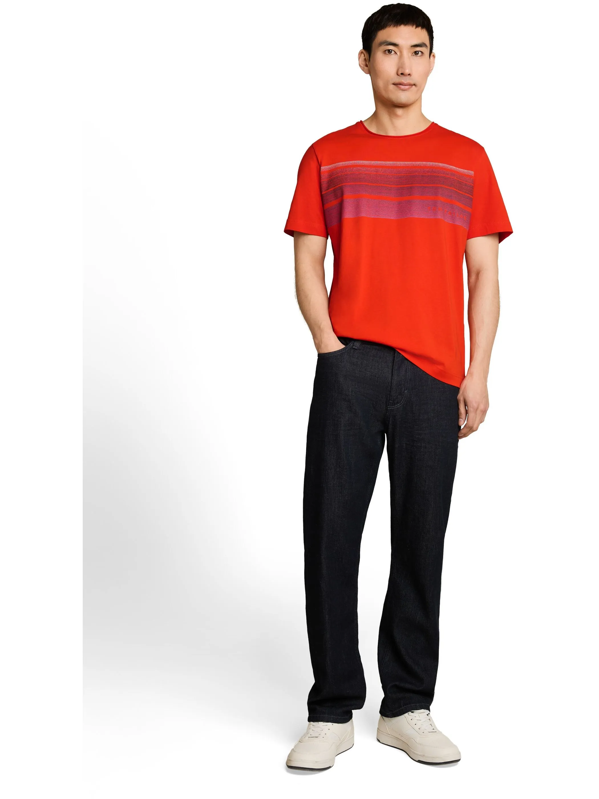 Tom Tailor 1052133 printed t-shirt Rot 926464 18787 4