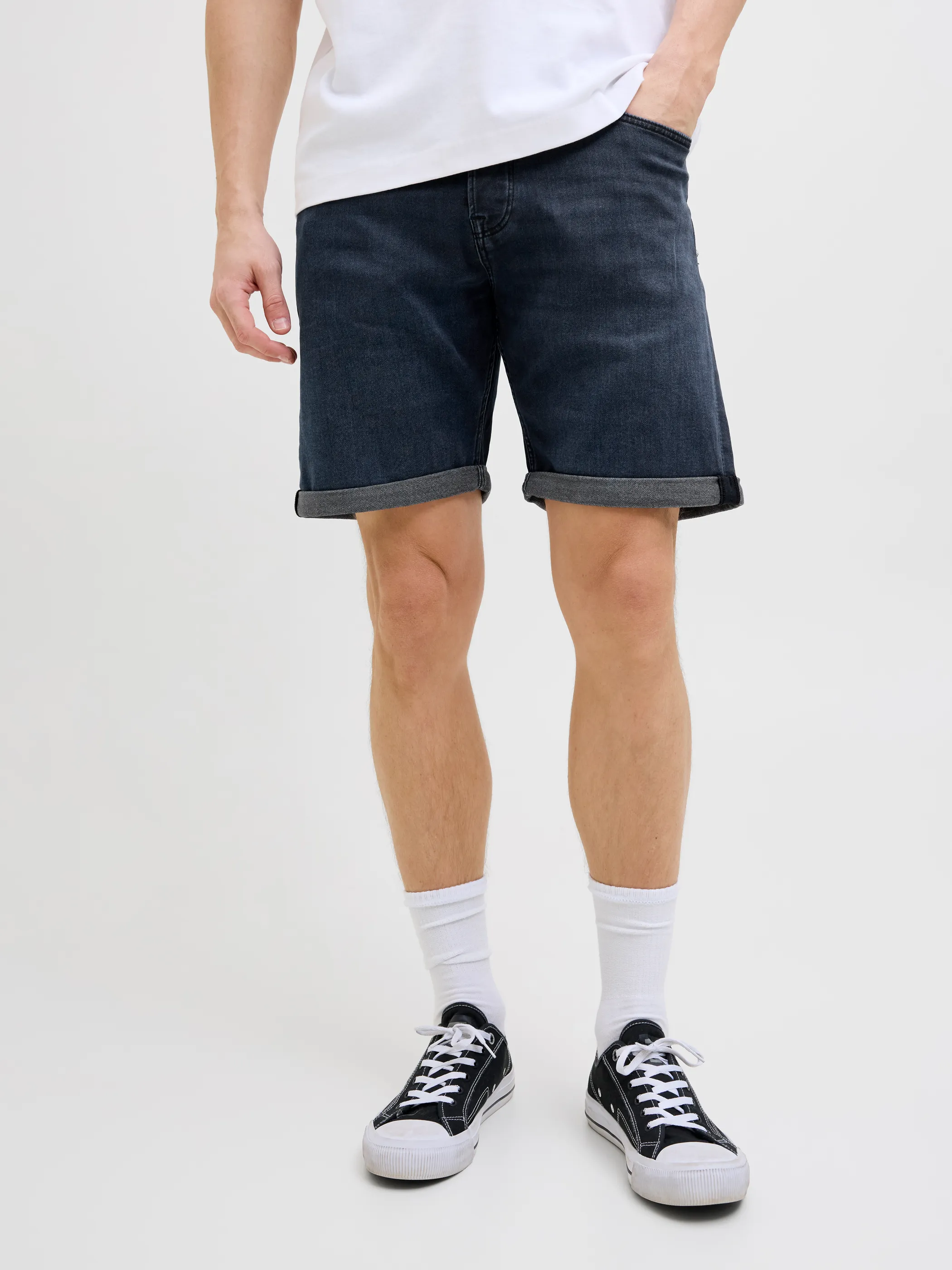Jack Jones 12275681 JJIRICK JJICON SHORTS Blau 922536 188779 1