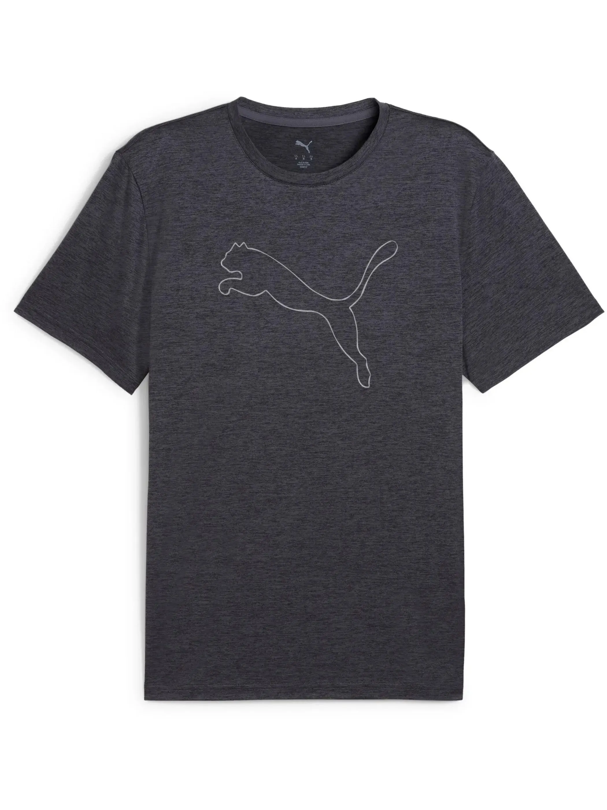 Puma 525907 He-T-Shirt Heather Cat ESSENTIAL Grau 904555 0069 1