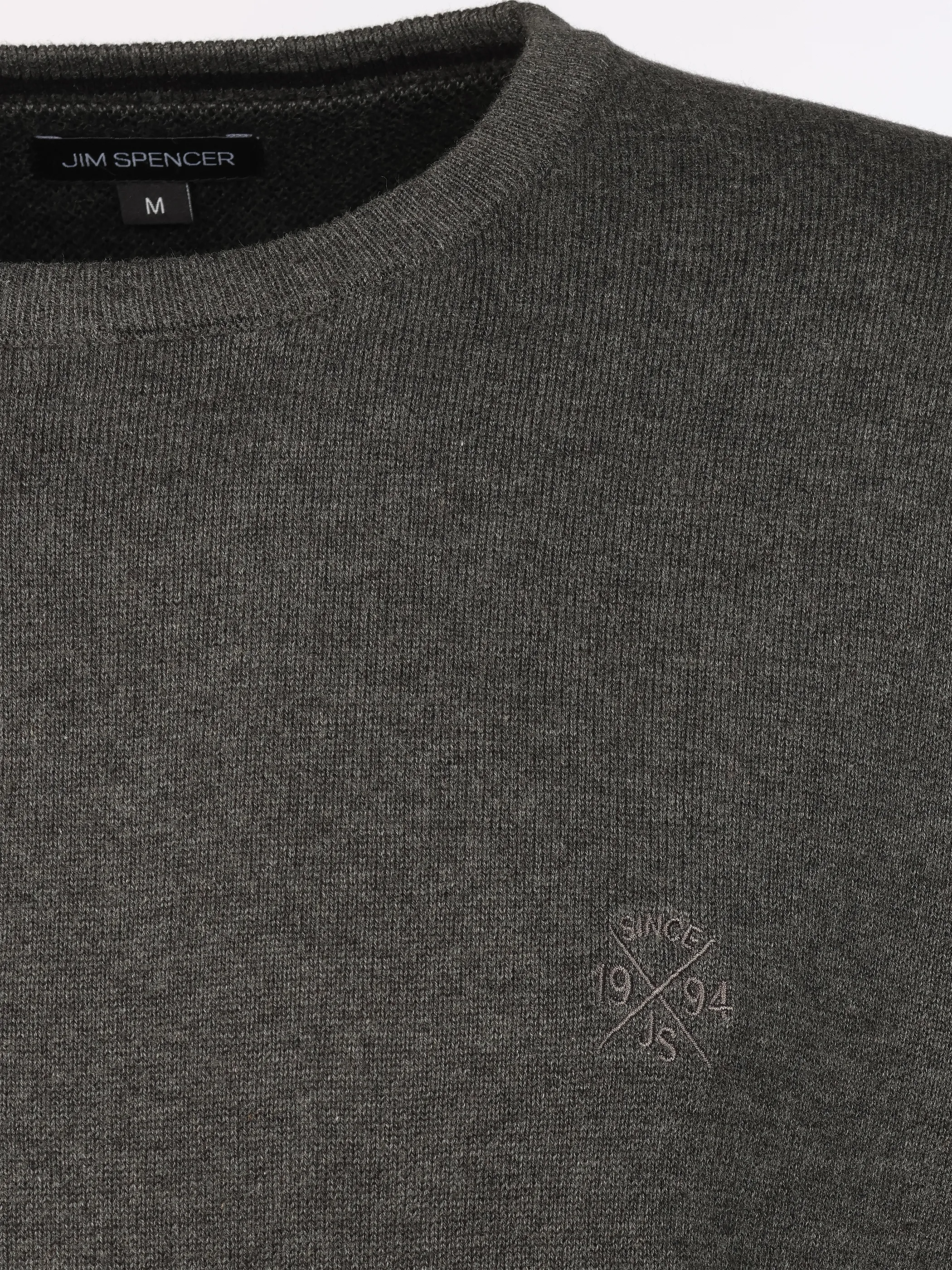 Jim Spencer He. Pullover basic Grau 930309 GREY MEL 3