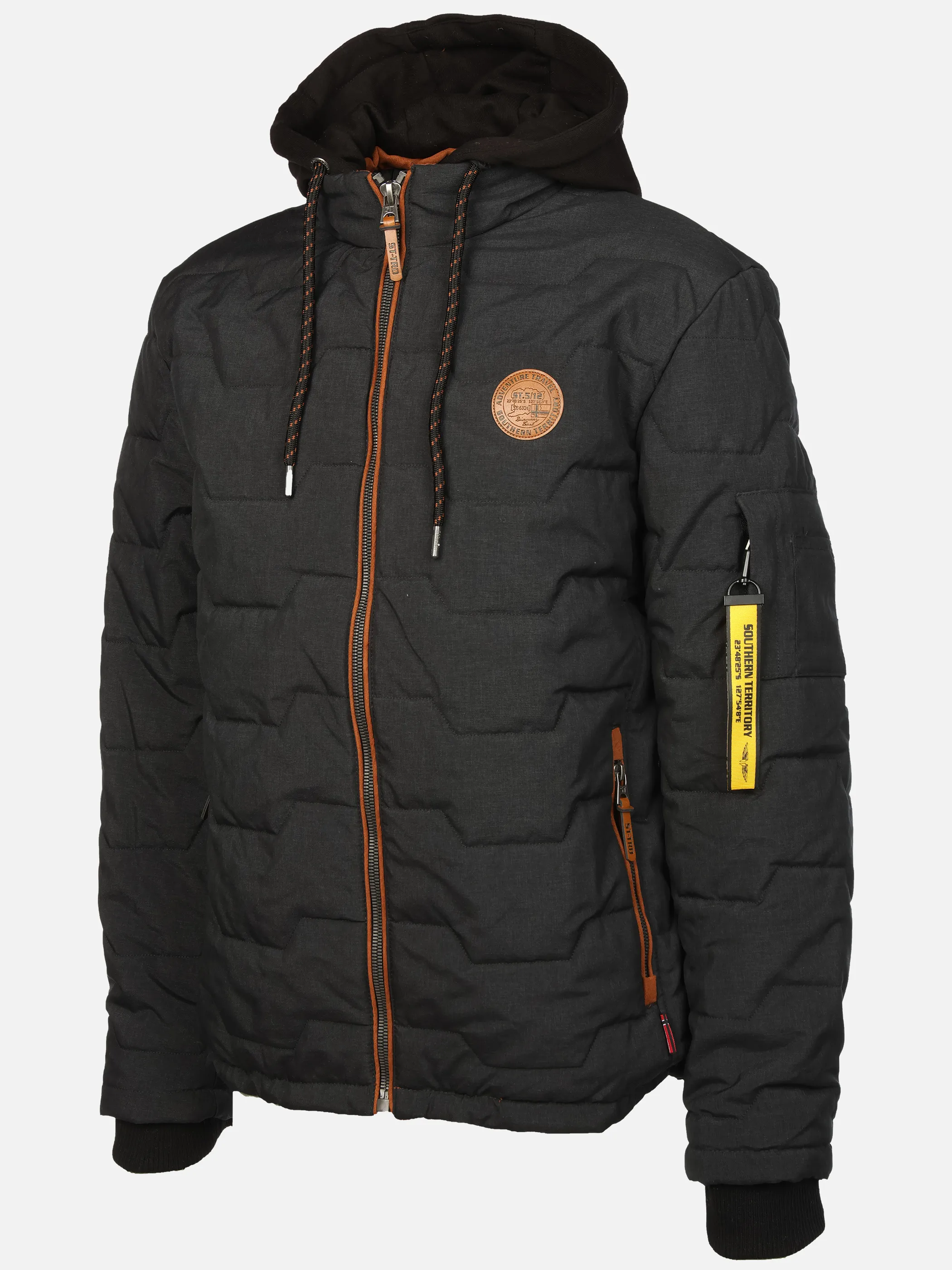 Southern Territory He. Steppjacke melange Grau 912700 9939 3