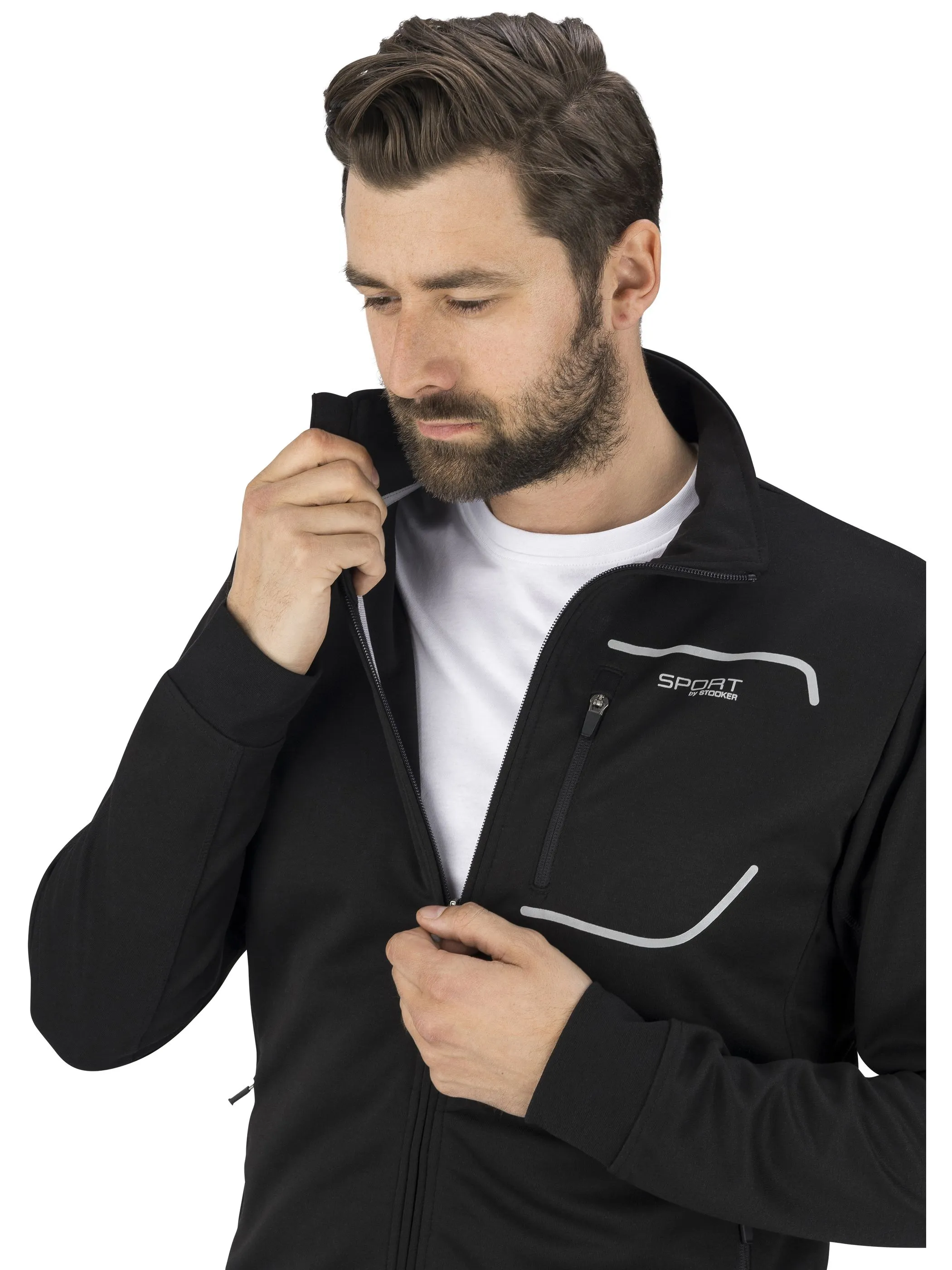 Stooker Athletic 06910250006999 He. Sweat light Schwarz 919823 6999 3