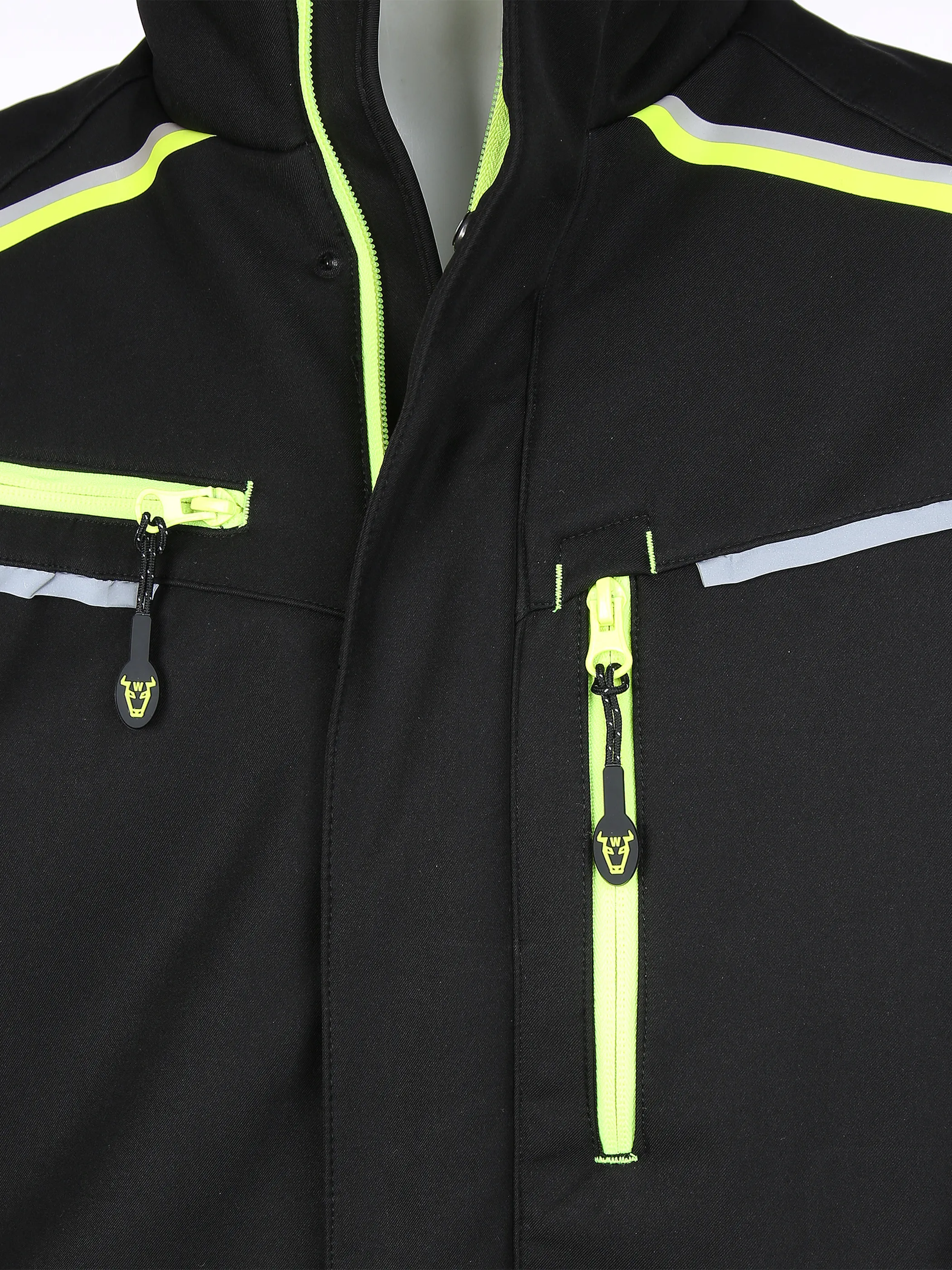 Worker He. Softshelljacke wattiert Neon Schwarz 853702 SCHWARZ 3 Worker He. Softshelljacke wattiert Neon Schwarz 853702 SCHWARZ 3