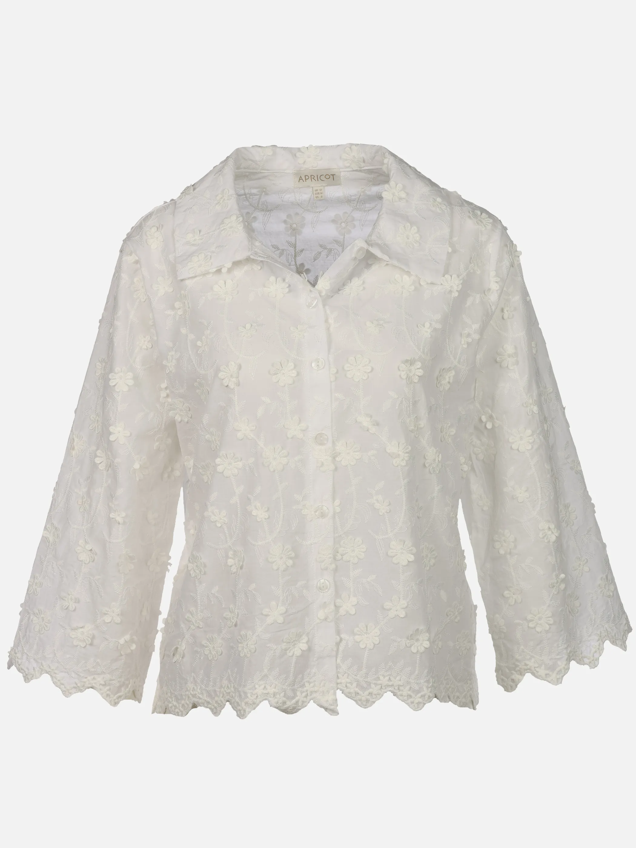 Apricot 962293 Apricot 3D Floral Embro Weiß 929502 WHT 4
