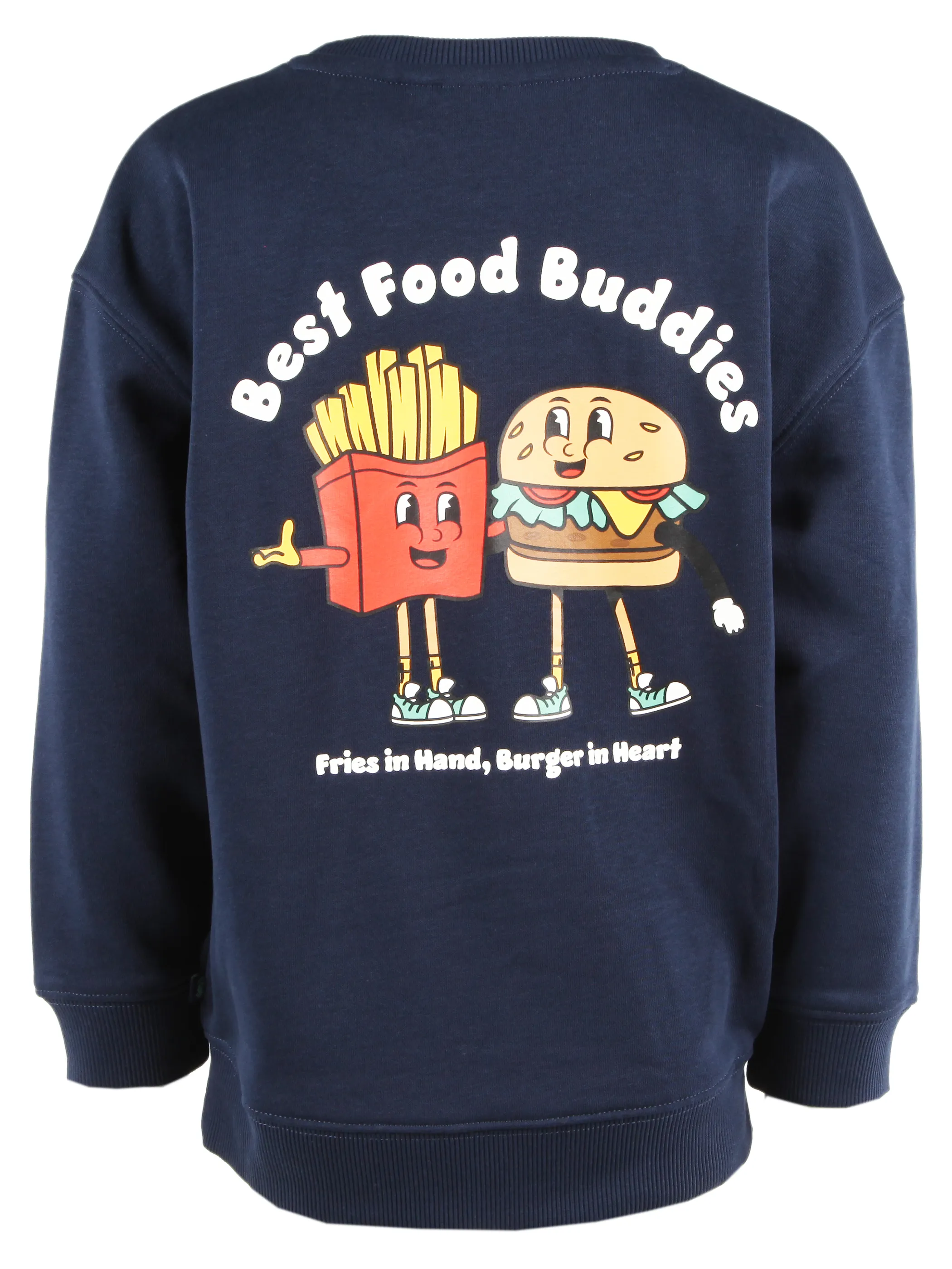 One Way MB Sweatshirt Print an der Brust+BP in Dress Blues Blau 921621 BLAU 2