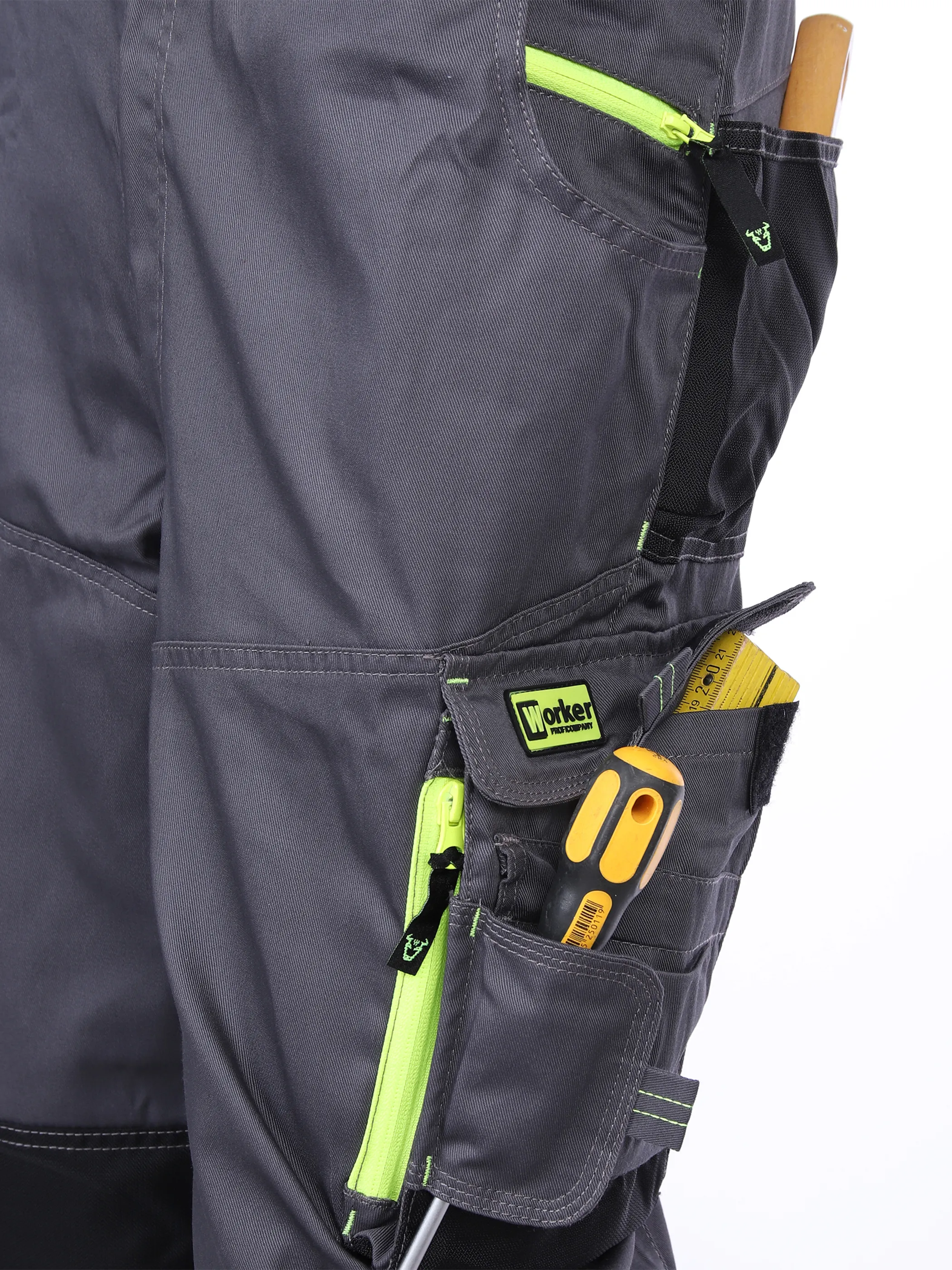Worker He. Berufslatzhose Neon Grau 830234 GREY/YELLO 3 Worker He. Berufslatzhose Neon Grau 830234 GREY/YELLO 3