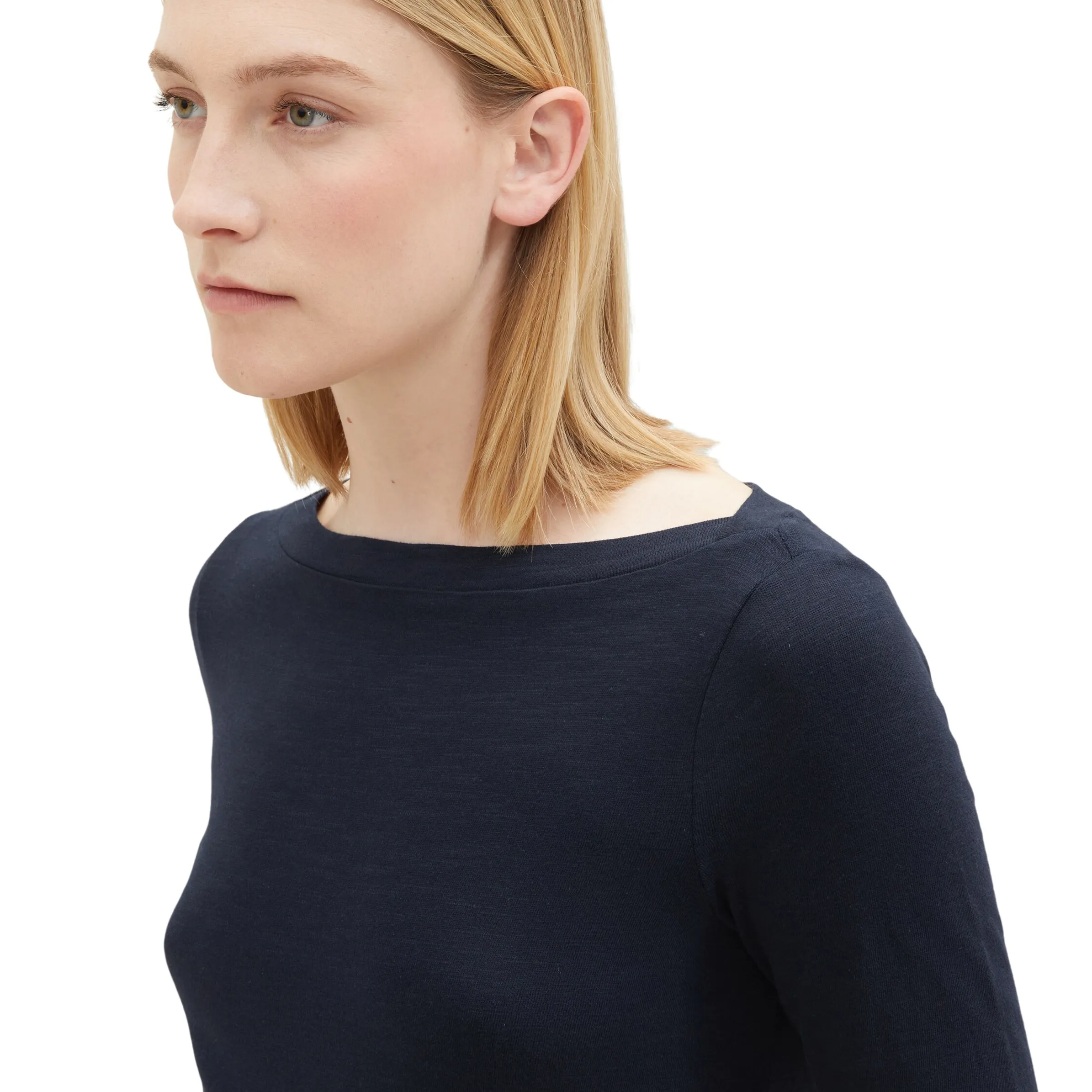 Tom Tailor 1038028 NOS T-Shirt basic slub Blau 883830 10668 3 Tom Tailor 1038028 NOS T-Shirt basic slub Blau 883830 10668 3