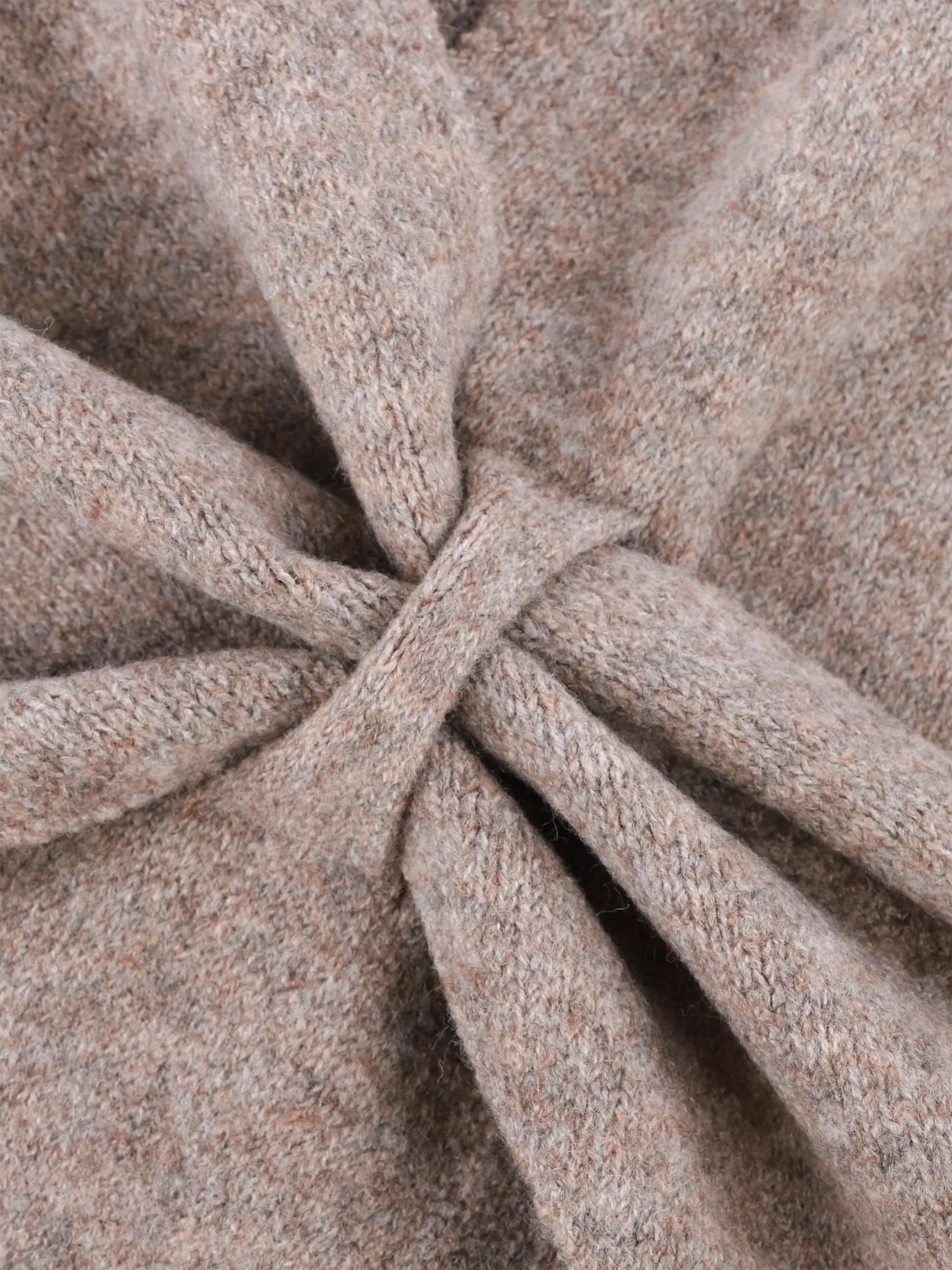 IX-O Da-Strick-Dreieckstuch Beige 918376 BEIGE 2