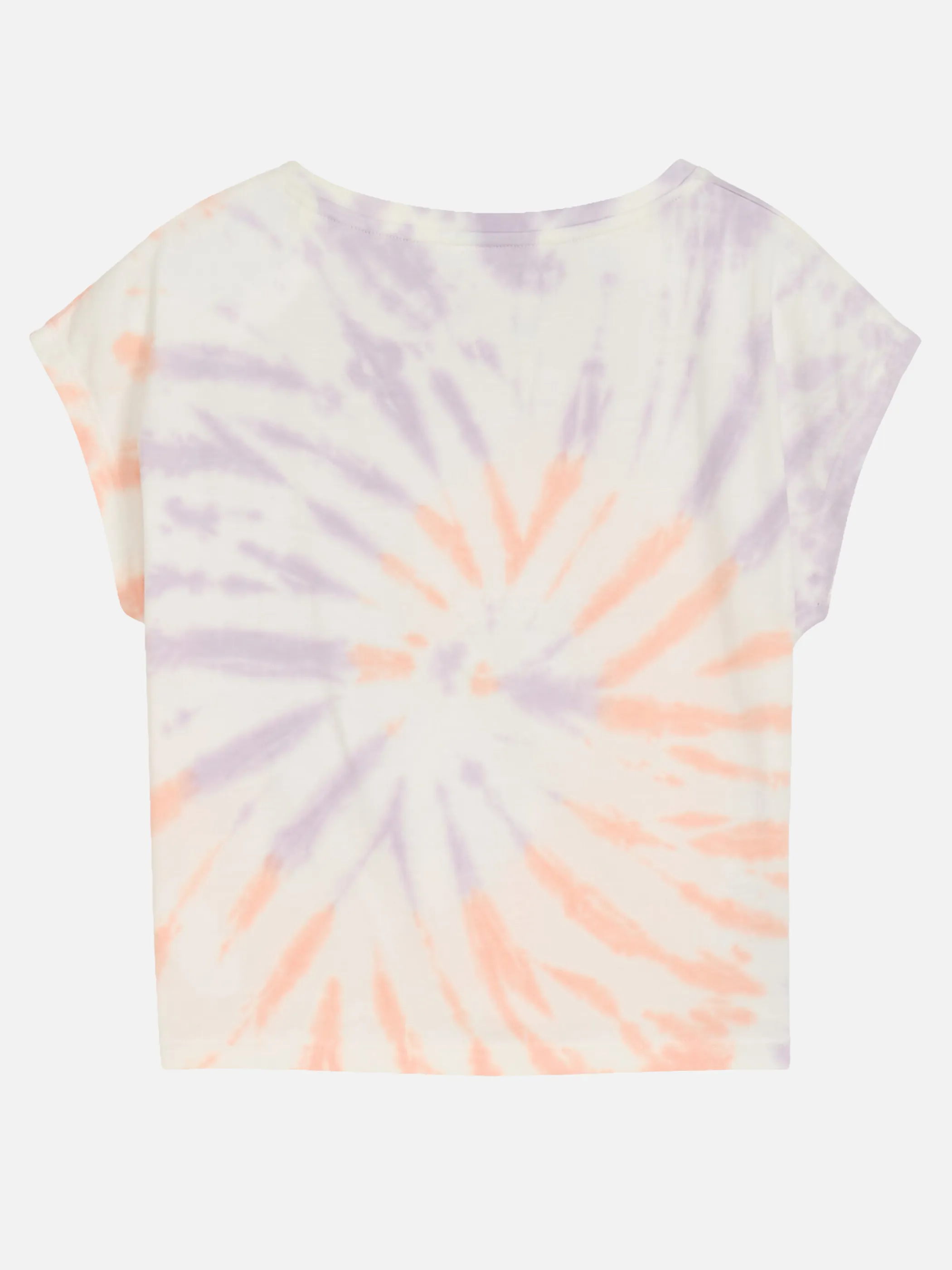 Tom Tailor 1050069 tie-dye t-shirt with knot Pink 928029 39963 2