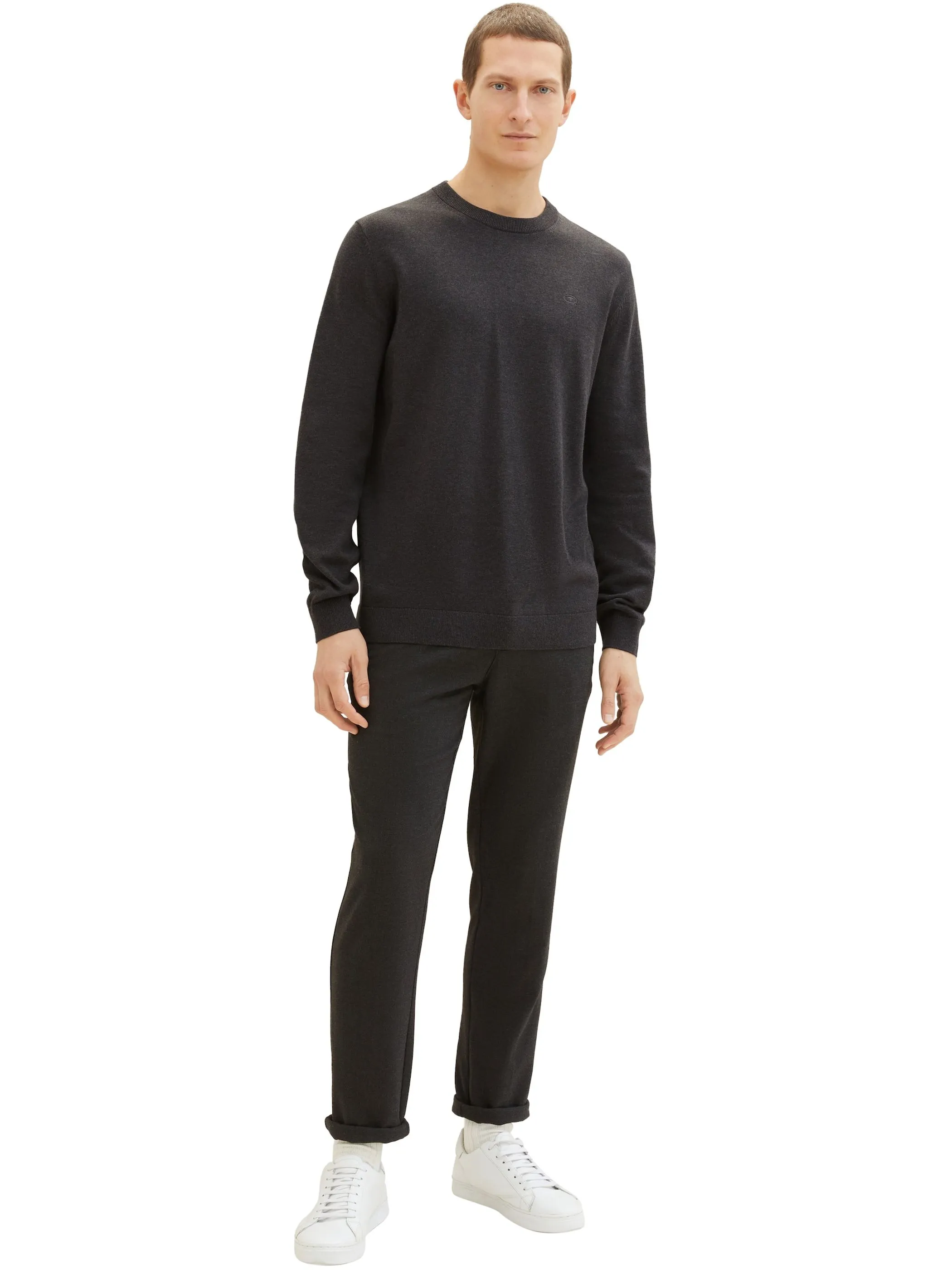 Tom Tailor 1038426 NOS basic crewneck knit Schwarz 887496 10617 4 Tom Tailor 1038426 NOS basic crewneck knit Schwarz 887496 10617 4