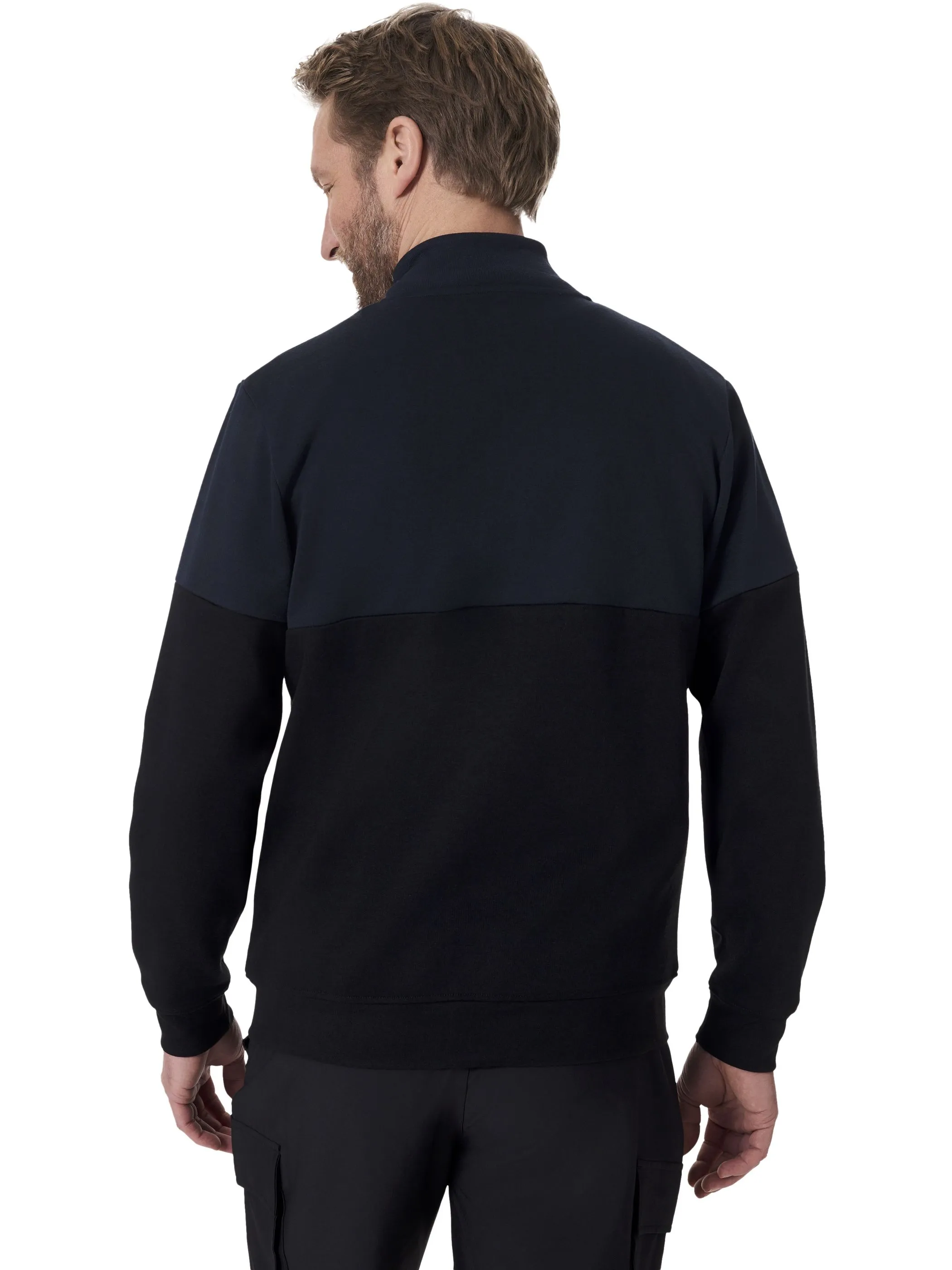 HERO by John Medoox 75220570009157 He-Sweatjacke Marine 911365 9157 2