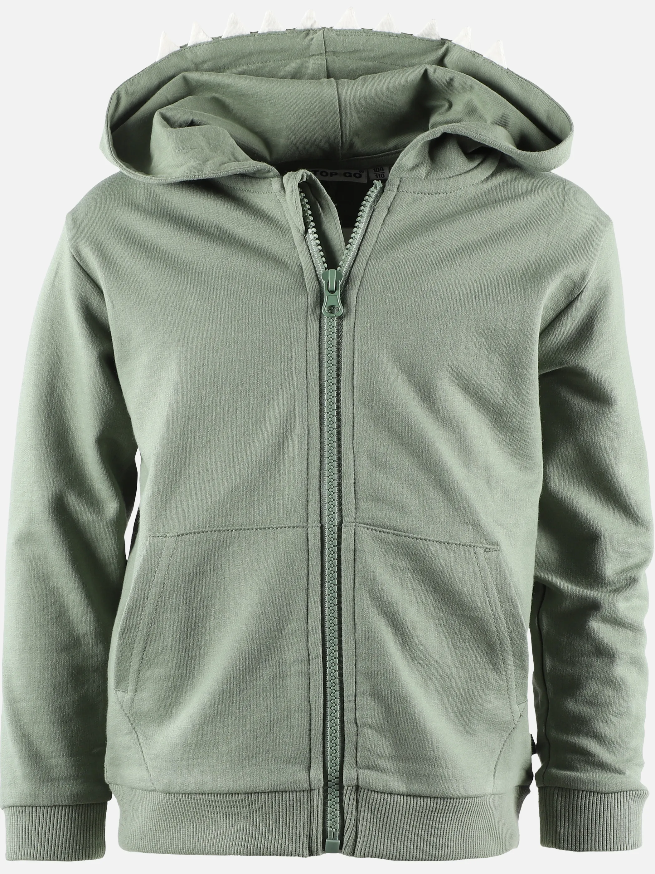 Stop + Go KJ Dinooptik Sweatjacke in grün Grün 890444 GRÜN 1