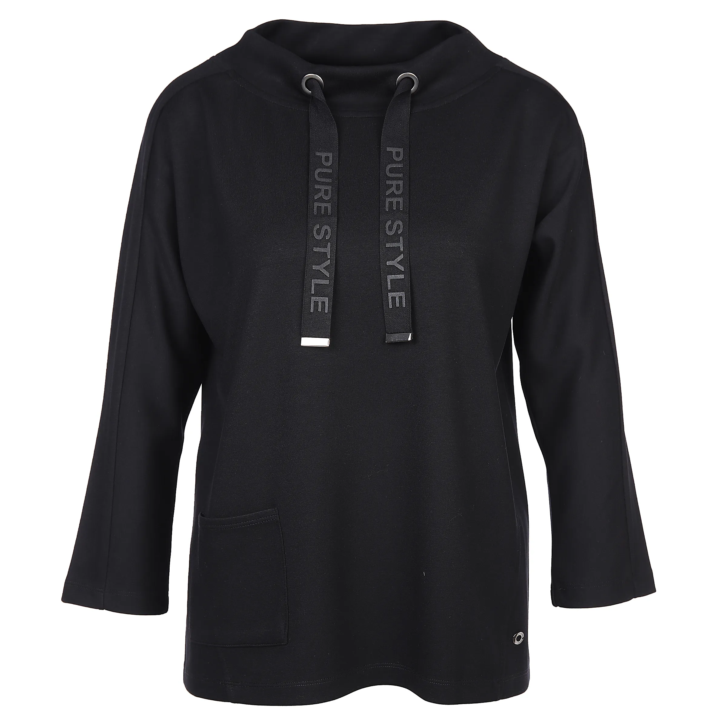 Lisa Tossa Da-Edelsweatshirt m. 3/4 Arm Schwarz 886054 SCHWARZ 1