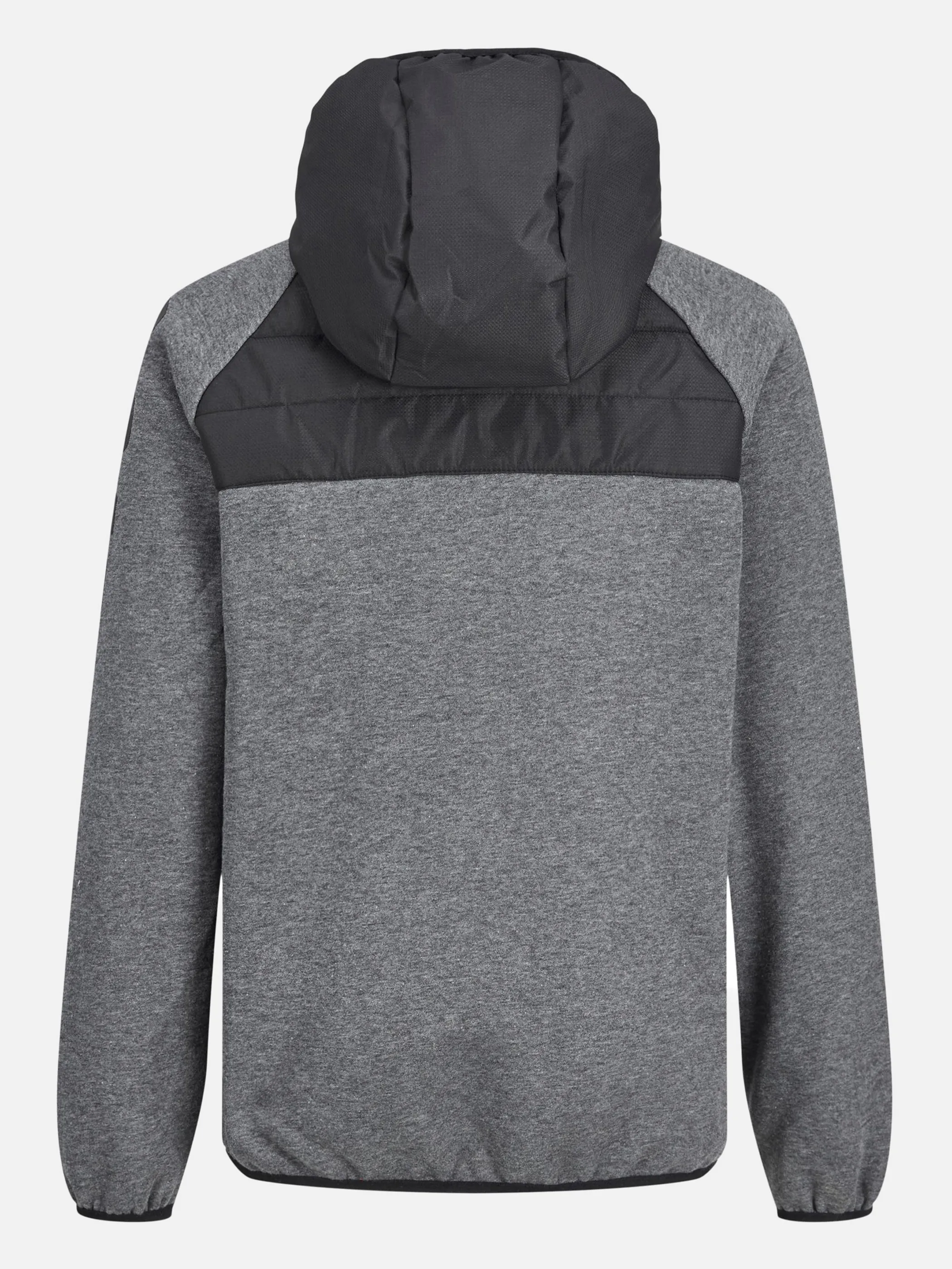 Jack&Jones Junior 12212467 JJSHANE HYBRID JACKET Grau 875175 179084 2