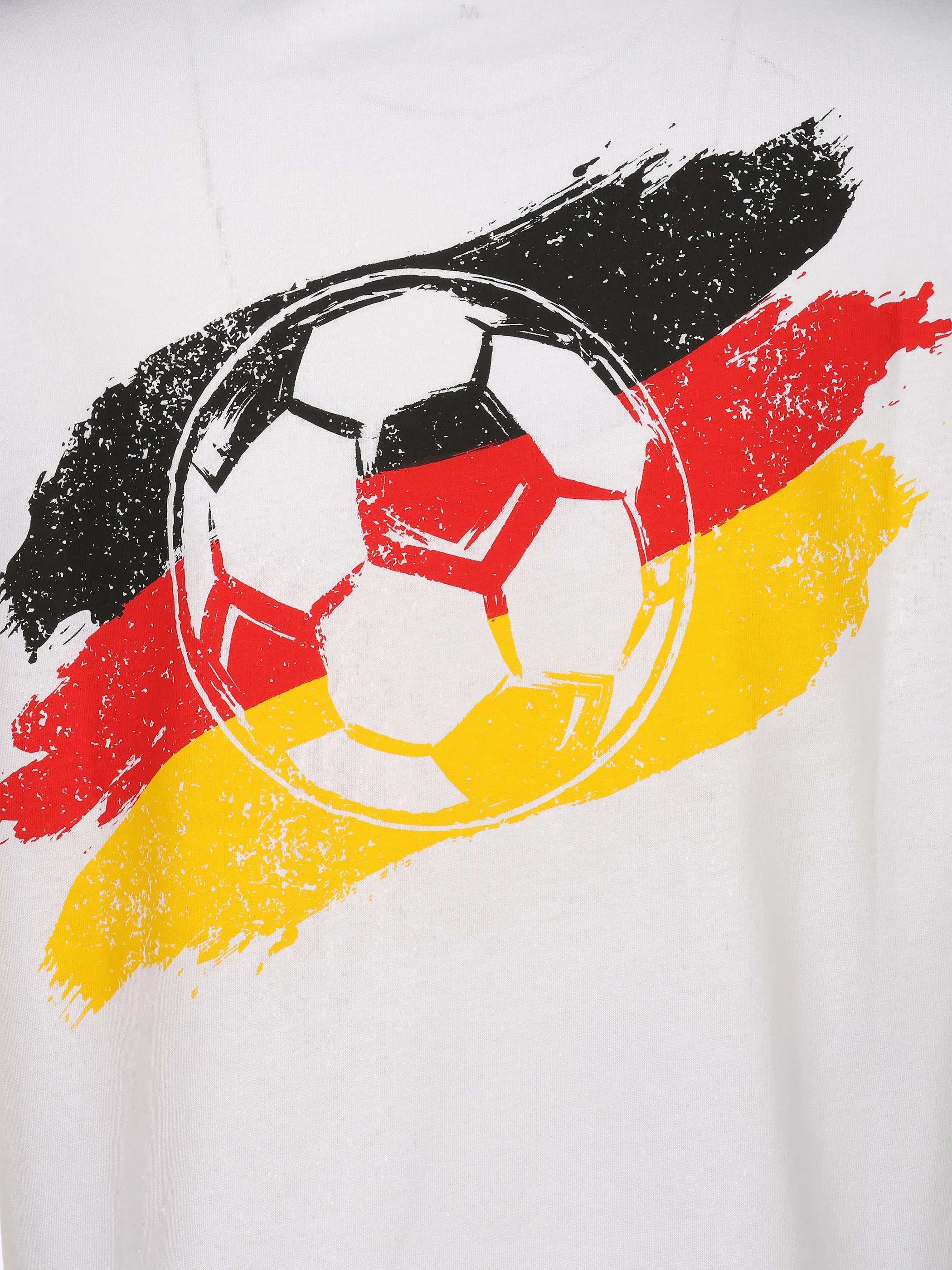 Grinario Sports Unisex Fan-T-Shirt, Germany Weiß 927475 WHITE GER 3