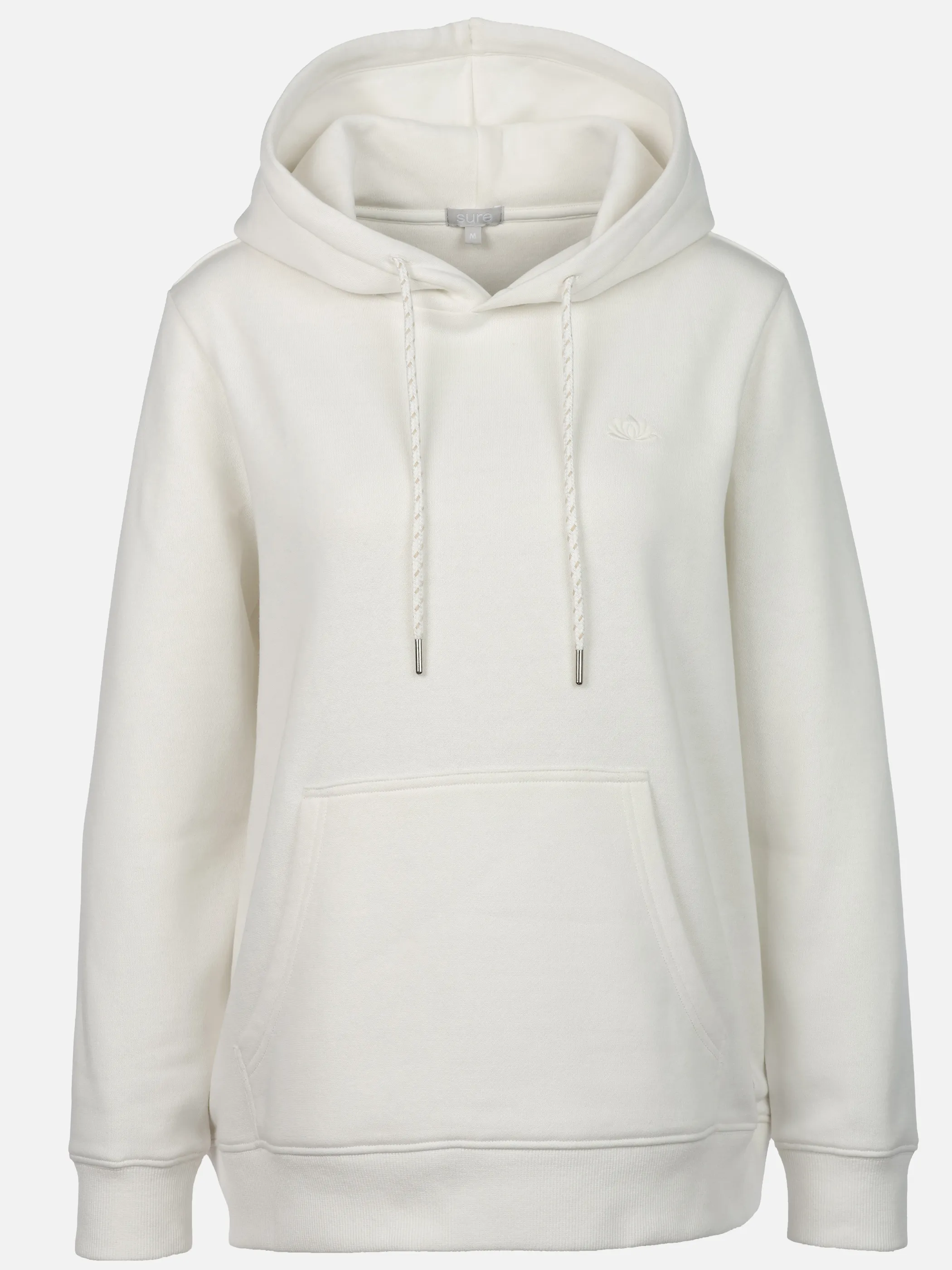 Sure Da-Sweatshirt m. Kapuze Weiß 913118 OFFWHITE 1