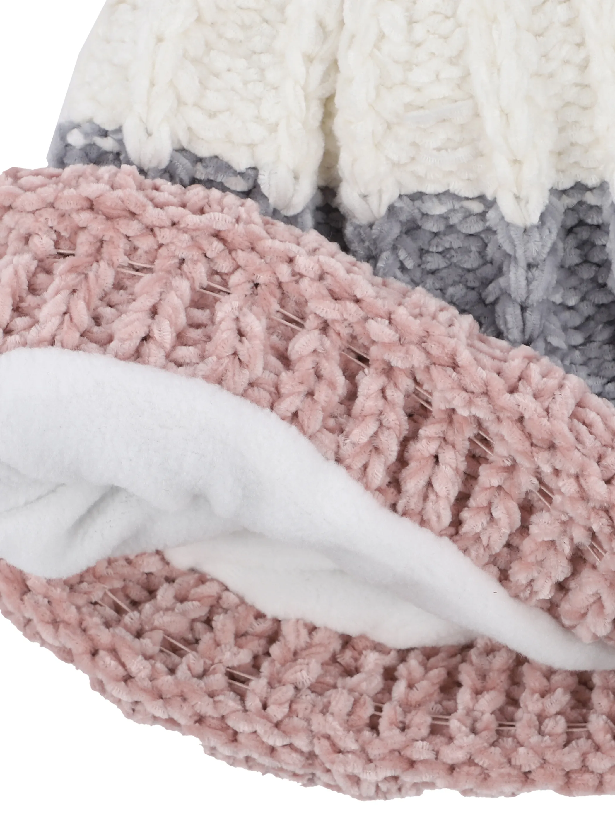 Stop + Go TG Strickmütze in altrosa mit Rosa 870854 ALTROSA 3 Stop + Go TG Strickmütze in altrosa mit Rosa 870854 ALTROSA 3