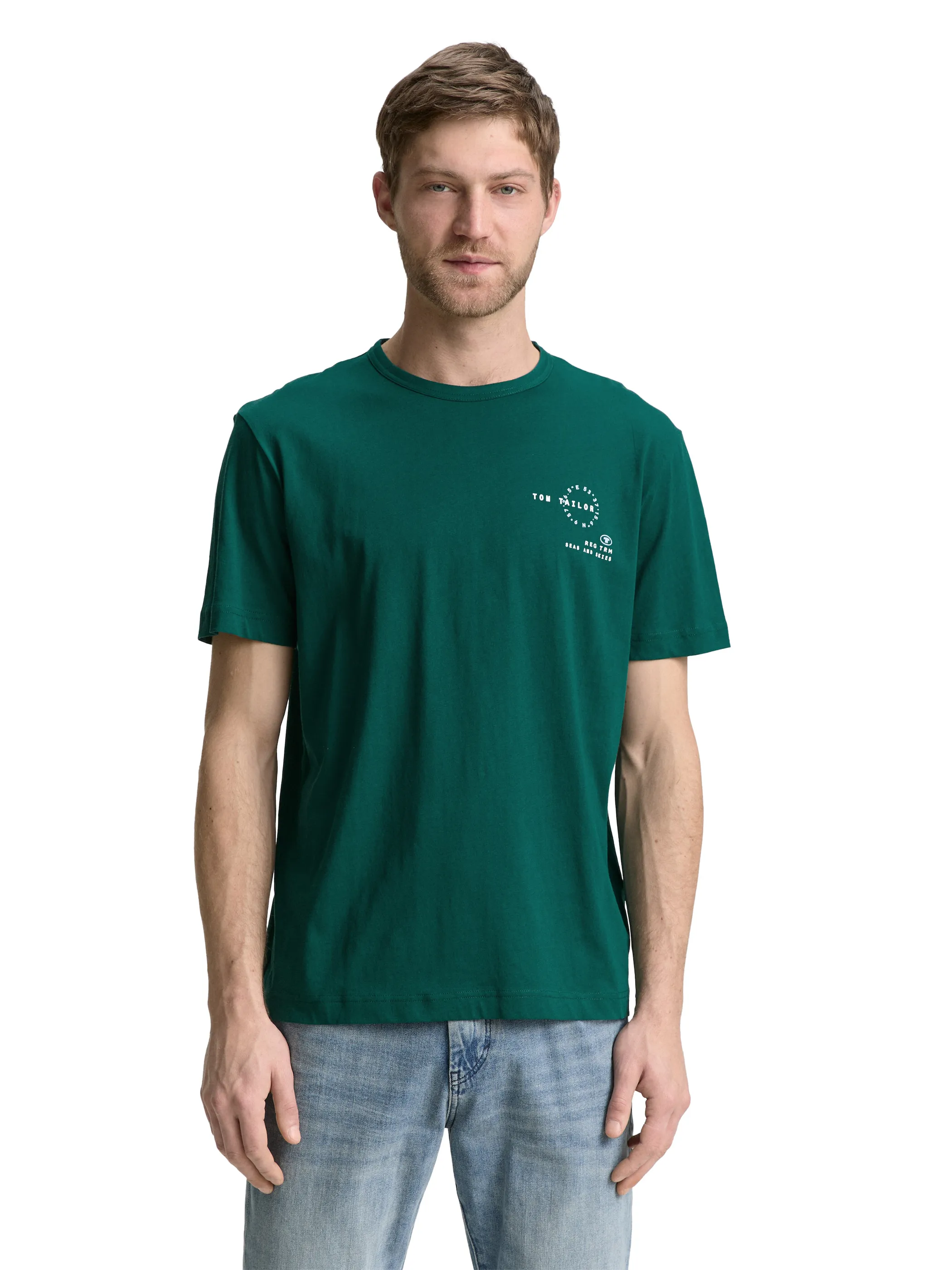 Tom Tailor 1046794 t-shirt with print Grün 910585 10413 3 Tom Tailor 1046794 t-shirt with print Grün 910585 10413 3