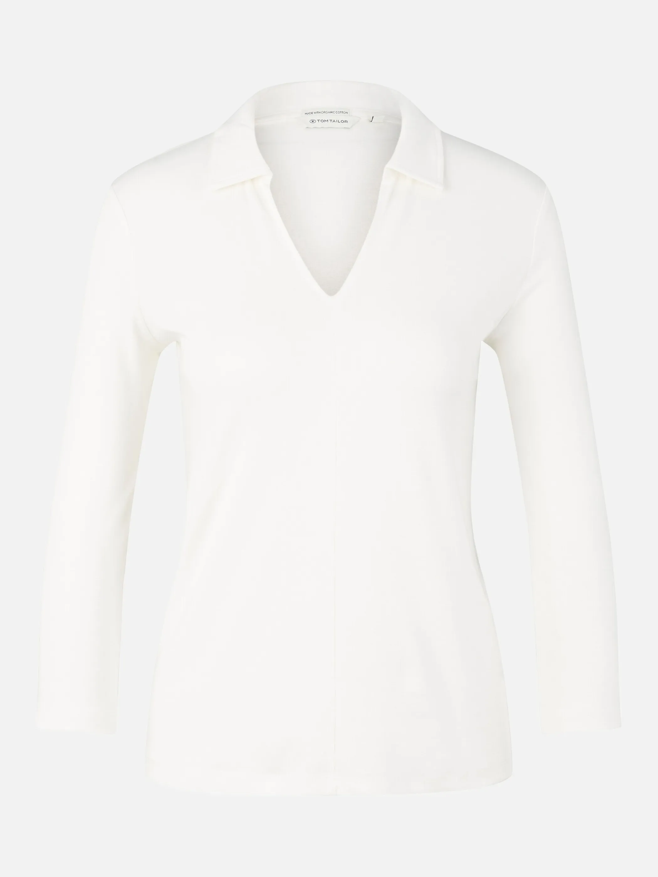 Tom Tailor 1035399 T-shirt with collar Weiß 874852 10315 1 Tom Tailor 1035399 T-shirt with collar Weiß 874852 10315 1