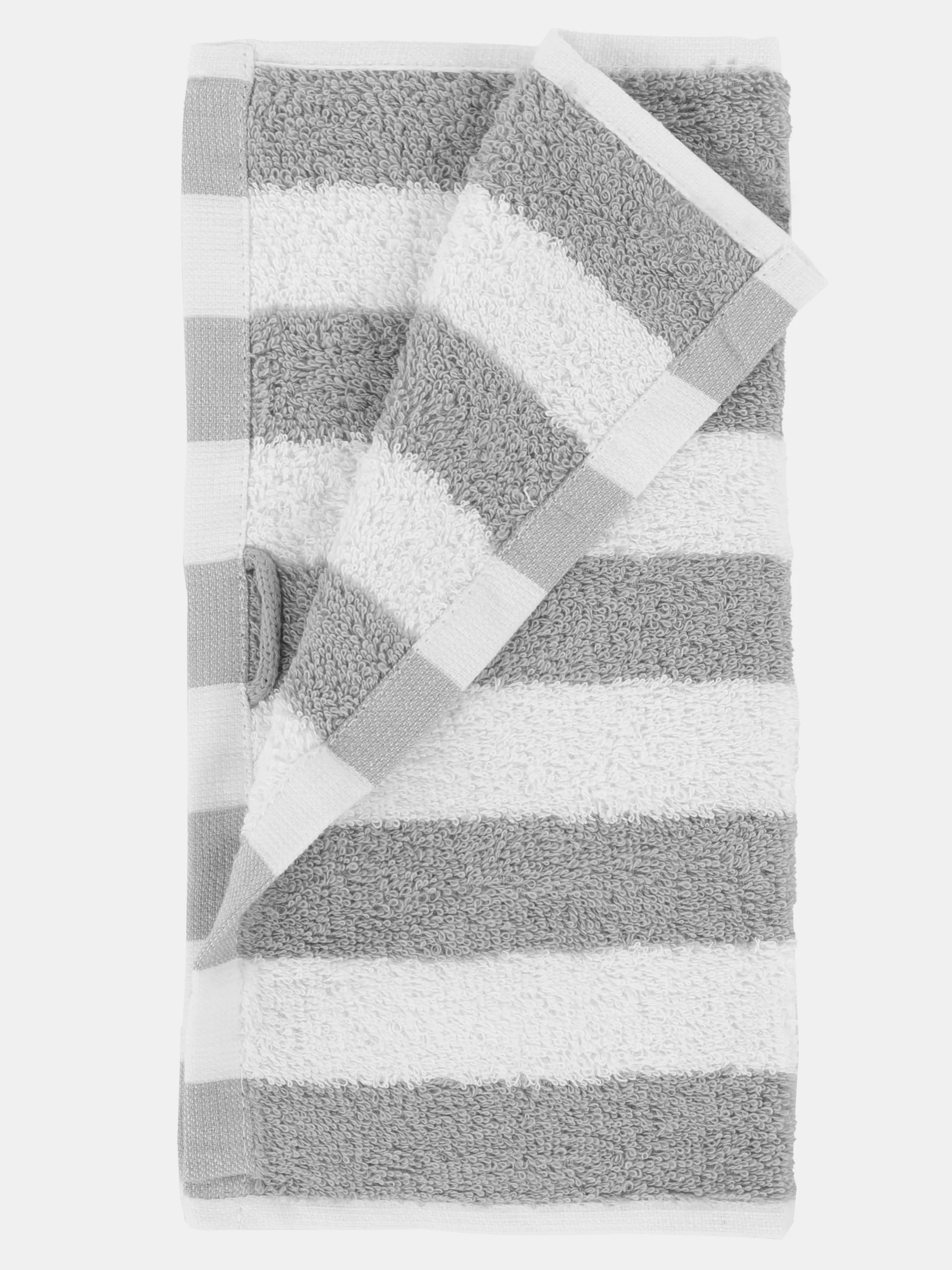 Boule Waschlappen 30x30 gestreift Grau 899680 SILBER 1 Boule Waschlappen 30x30 gestreift Grau 899680 SILBER 1