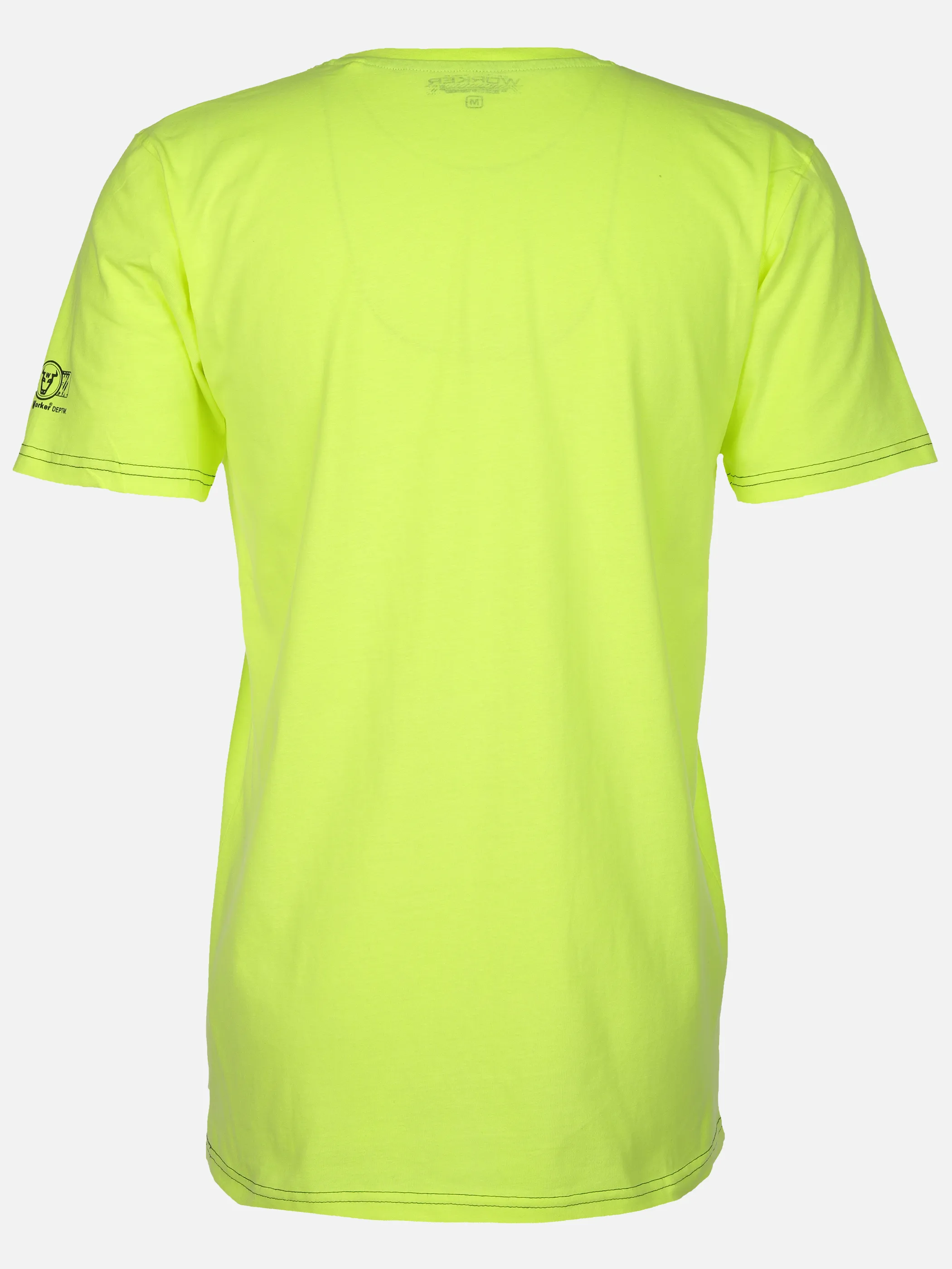 Worker He. T-Shirt 1/2 Arm Sprüche Gelb 899545 NEON YELL 2