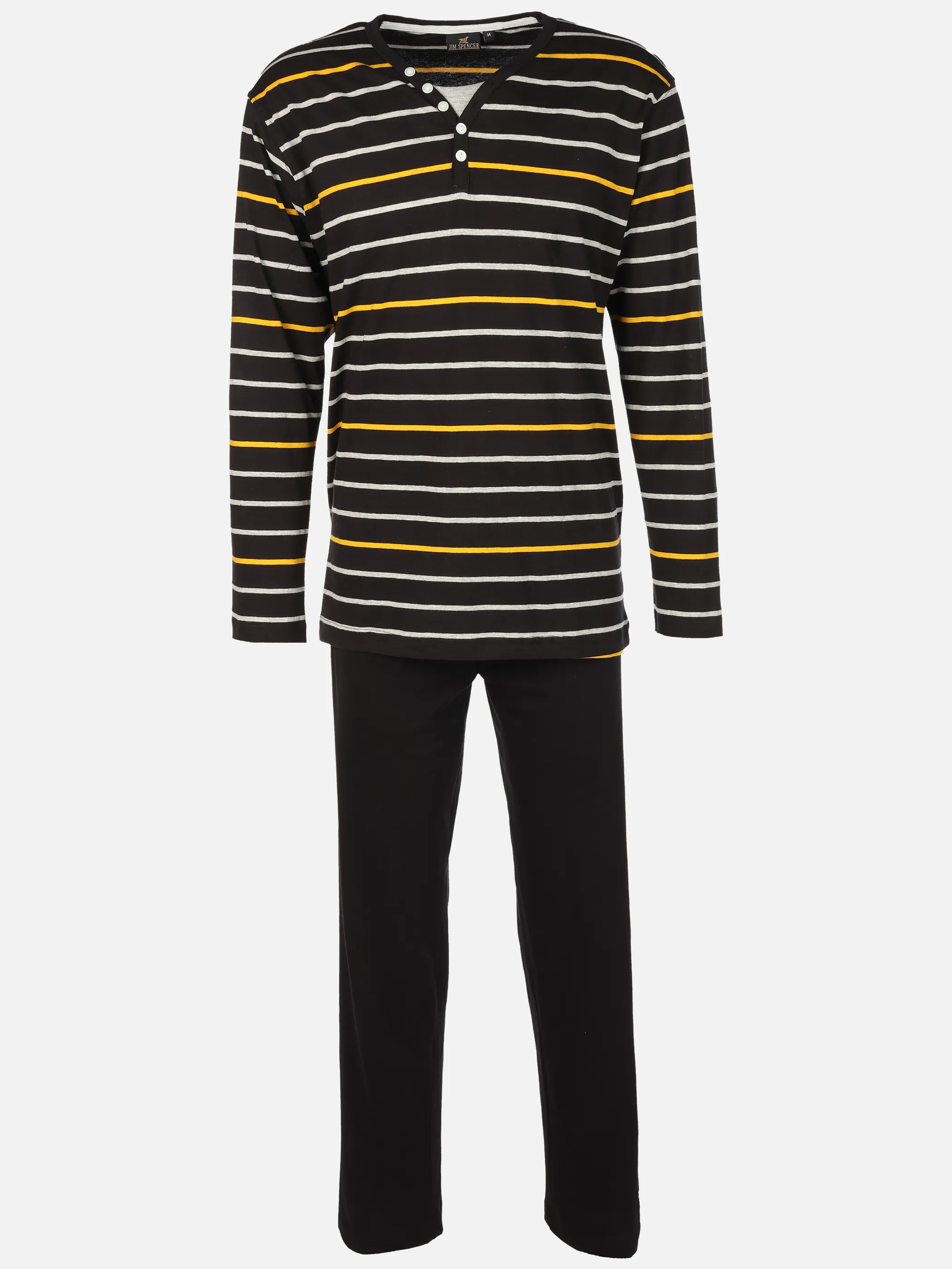 Jim Spencer He. Pyjama lan Serafino Schwarz 916212 SCHWARZ 1