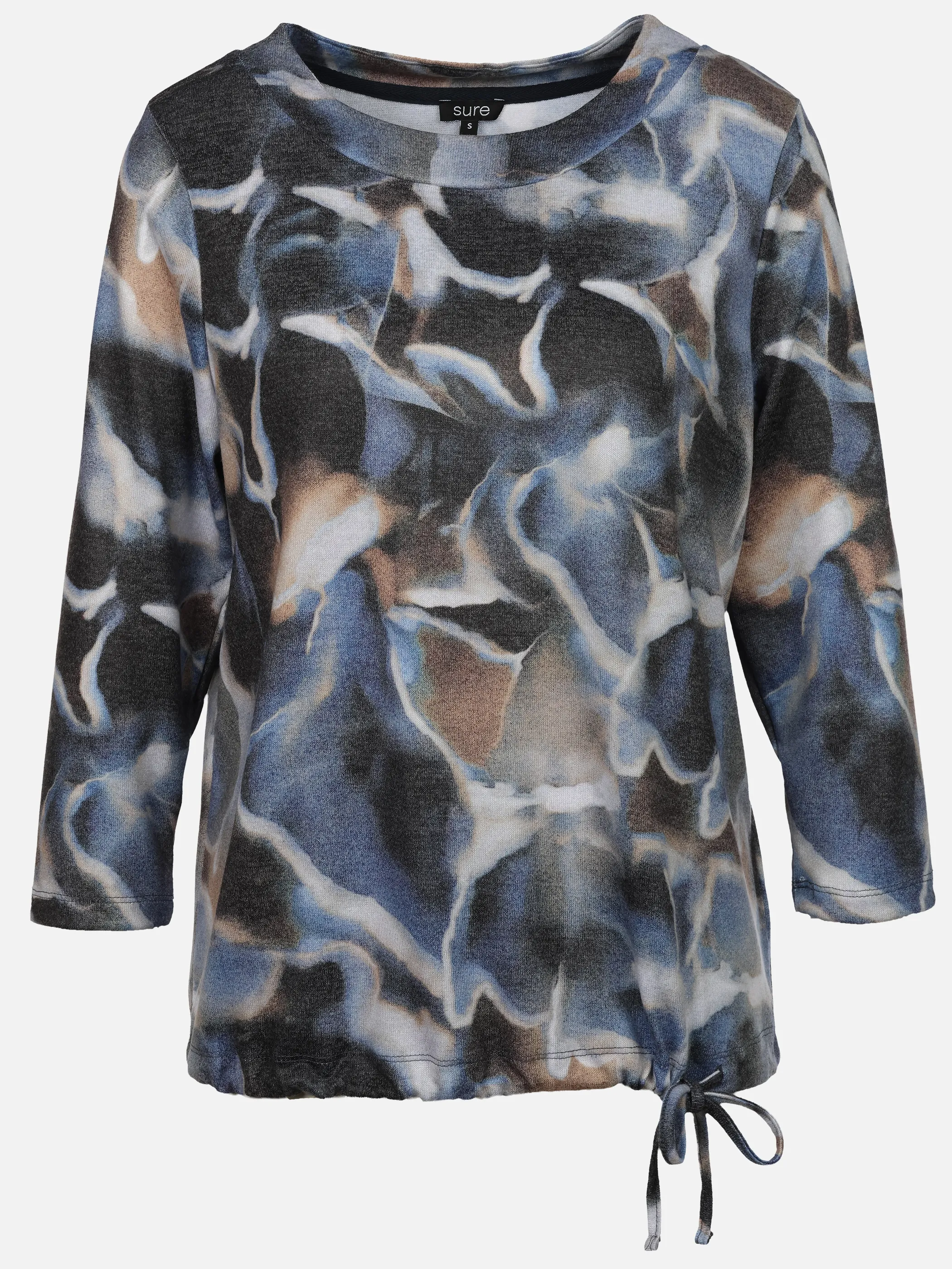 Sure Da-Flauschshirt m. Bindeband Blau 932503 BLUE 1