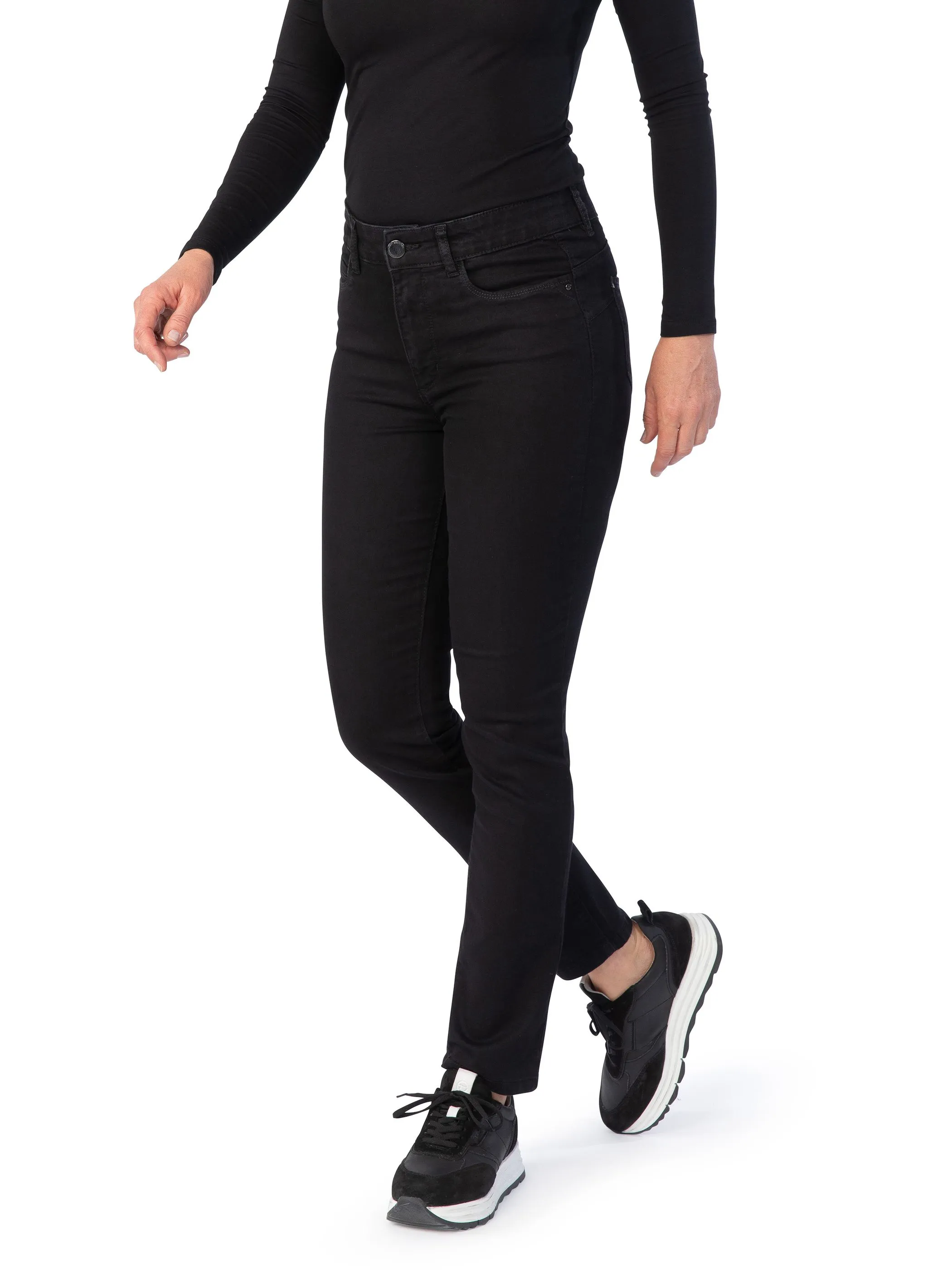 Stooker DOB 11530090006999 Da. Hosen,Milan Schwarz 691448 6999 4