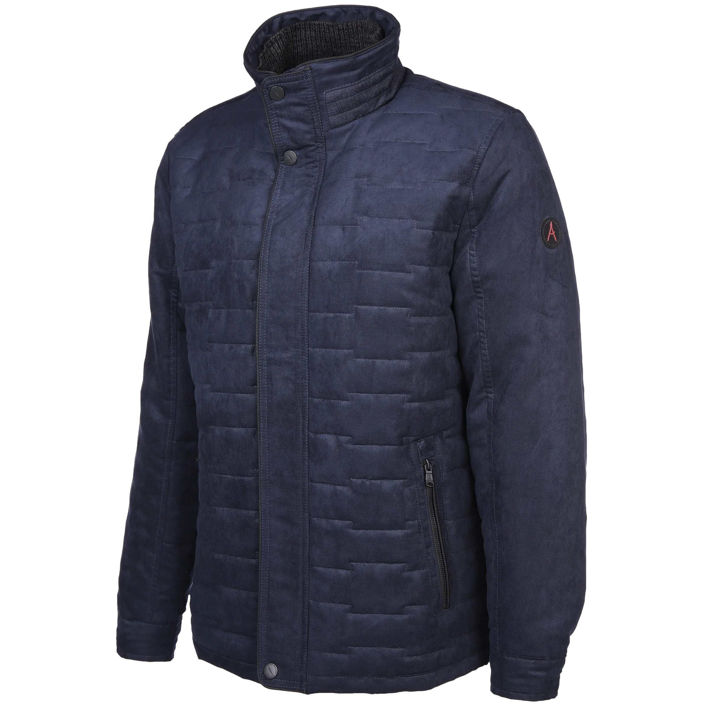 Jim Spencer He. Jacke wattiert printed Blau 887905 NAVY 3 Jim Spencer He. Jacke wattiert printed Blau 887905 NAVY 3