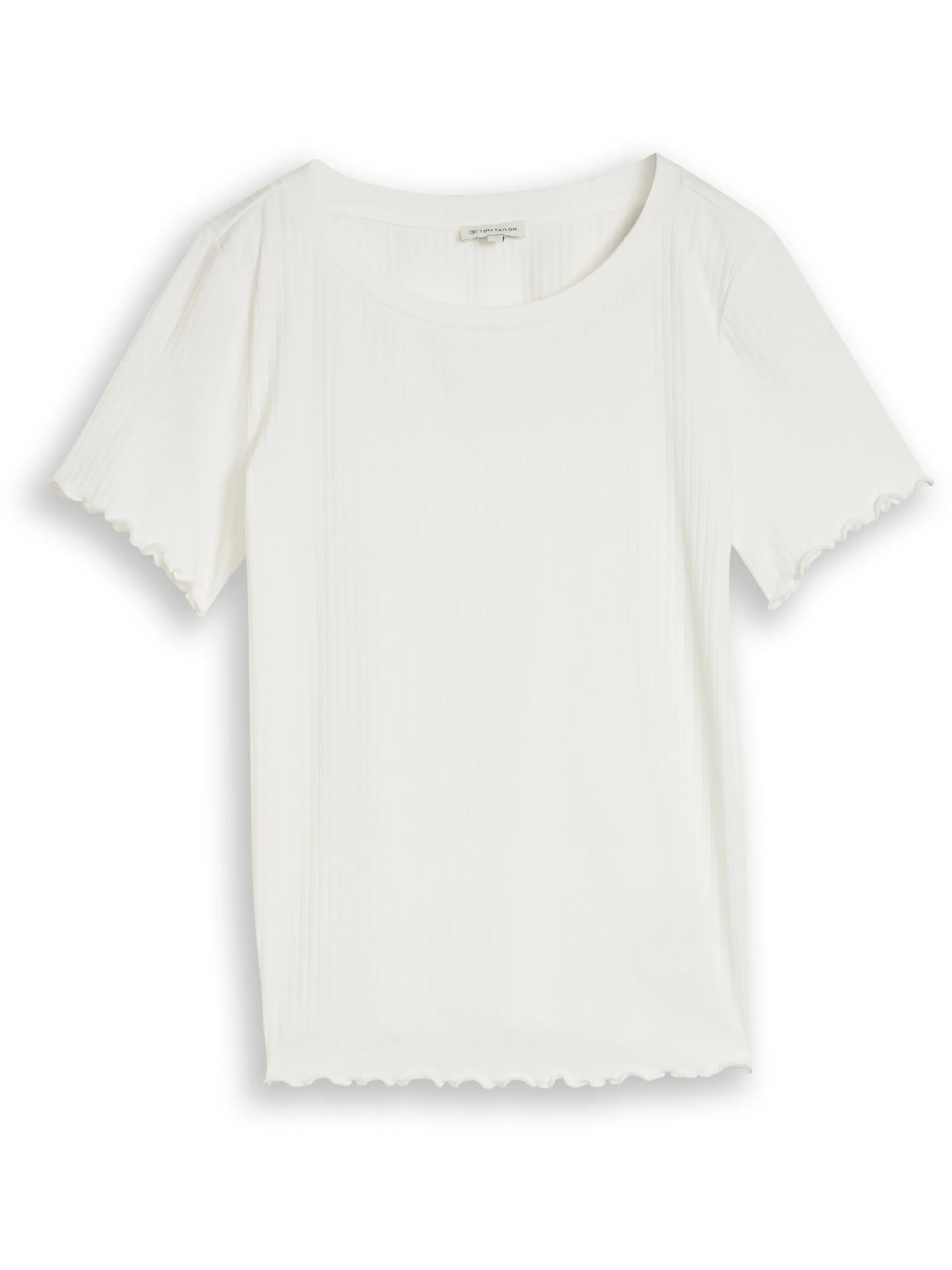 Tom Tailor 1051226 T-Shirt boxy rib Weiß 926016 10315 5