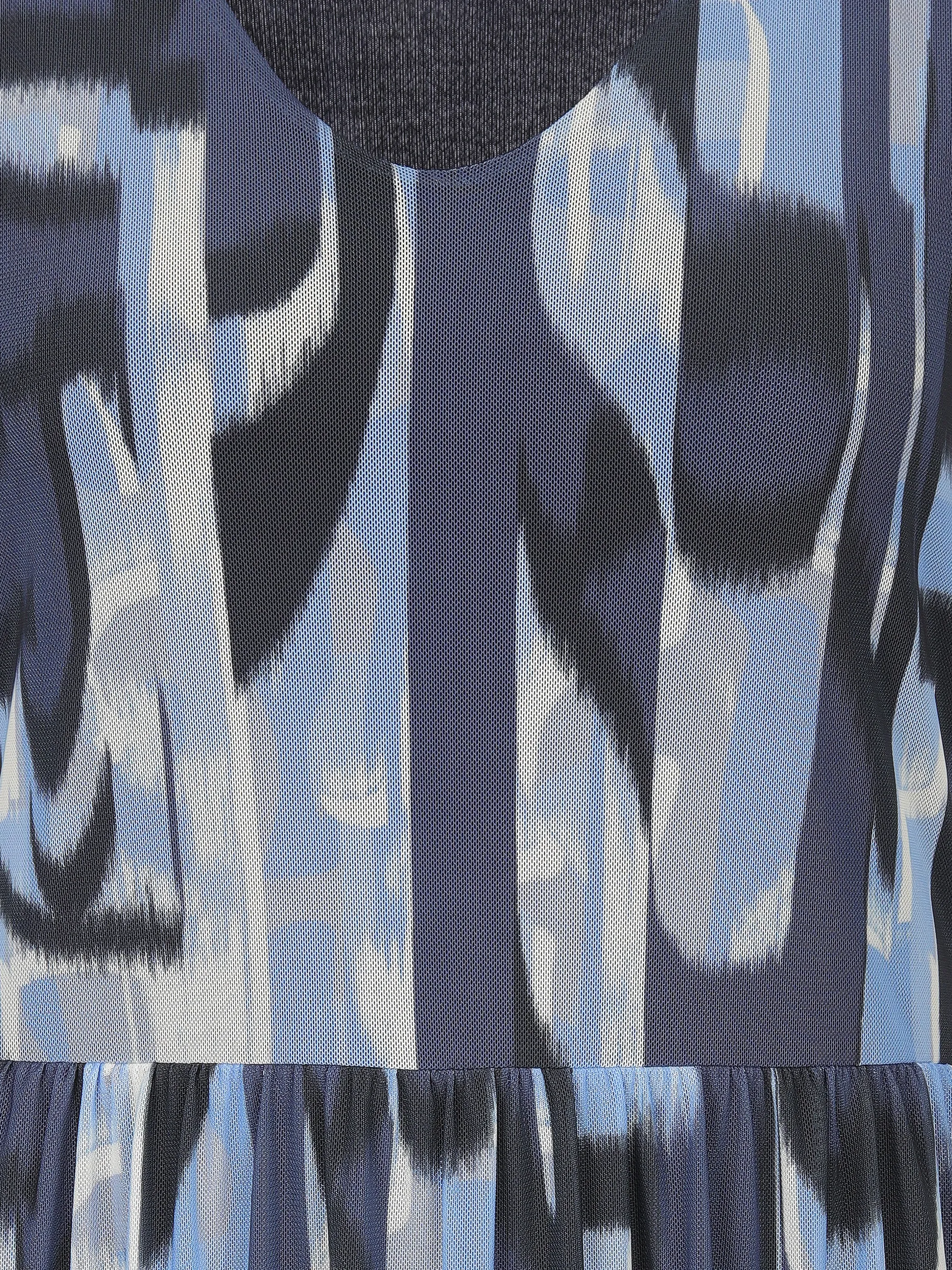 Lisa Tossa Da-Meshkleid ohne Ärmel Blau 909503 BLAU 3 Lisa Tossa Da-Meshkleid ohne Ärmel Blau 909503 BLAU 3