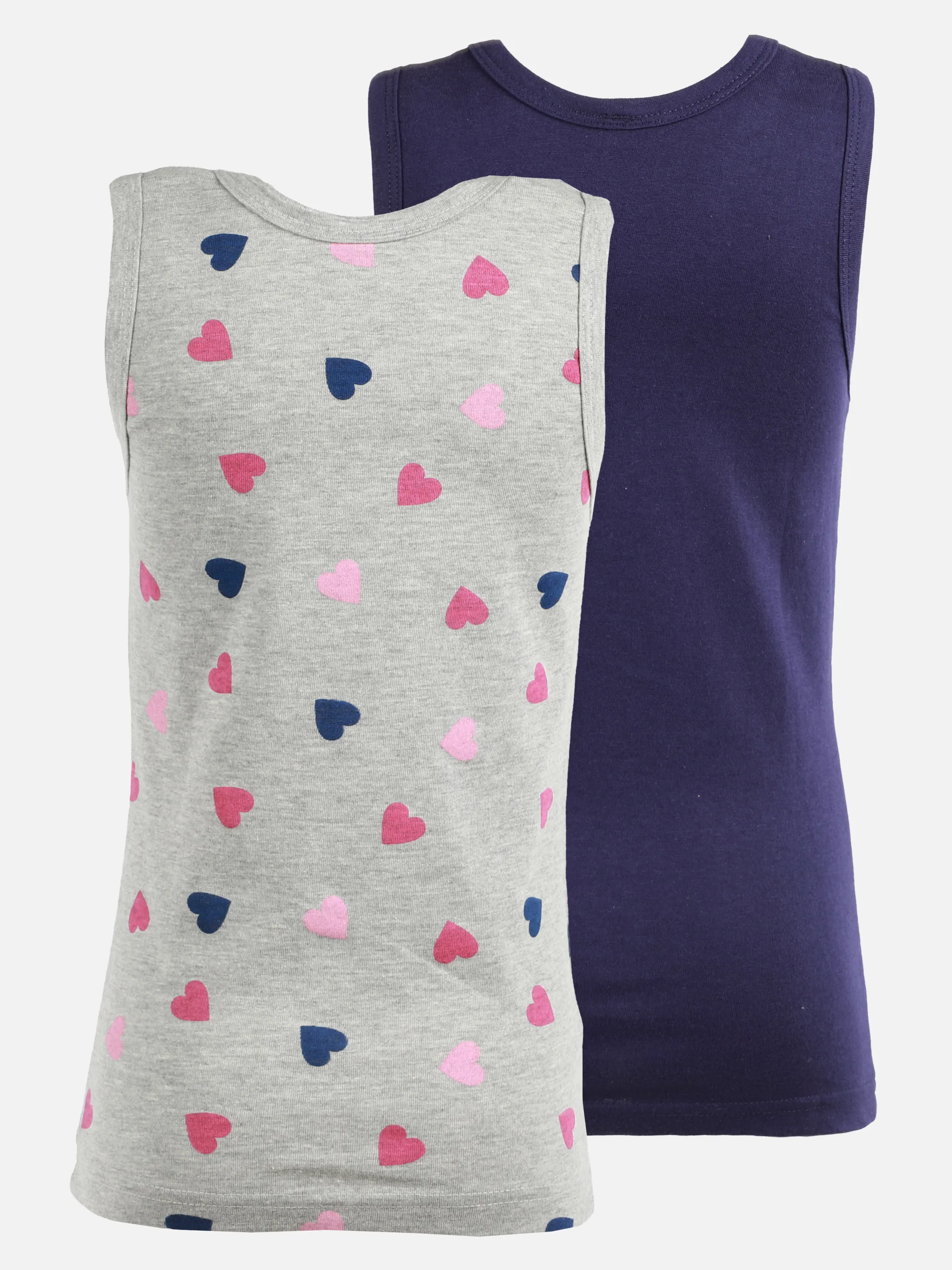 Stop + Go KM Unterhemd 2er Pack Blau 901296 NAVY 2 Stop + Go KM Unterhemd 2er Pack Blau 901296 NAVY 2