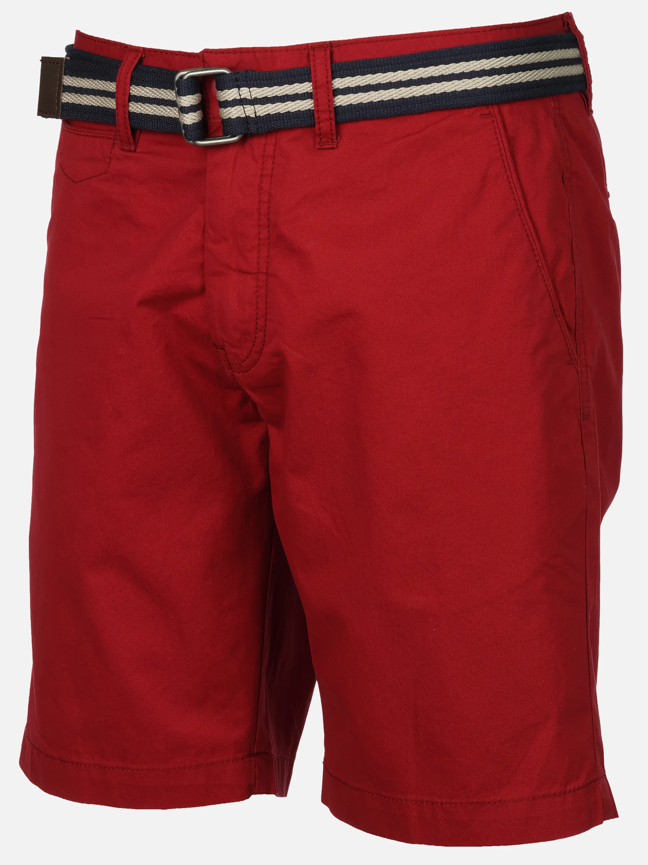 Jim Spencer He. Chino Bermuda m. Gürtel Rot 909479 35 ROT 3
