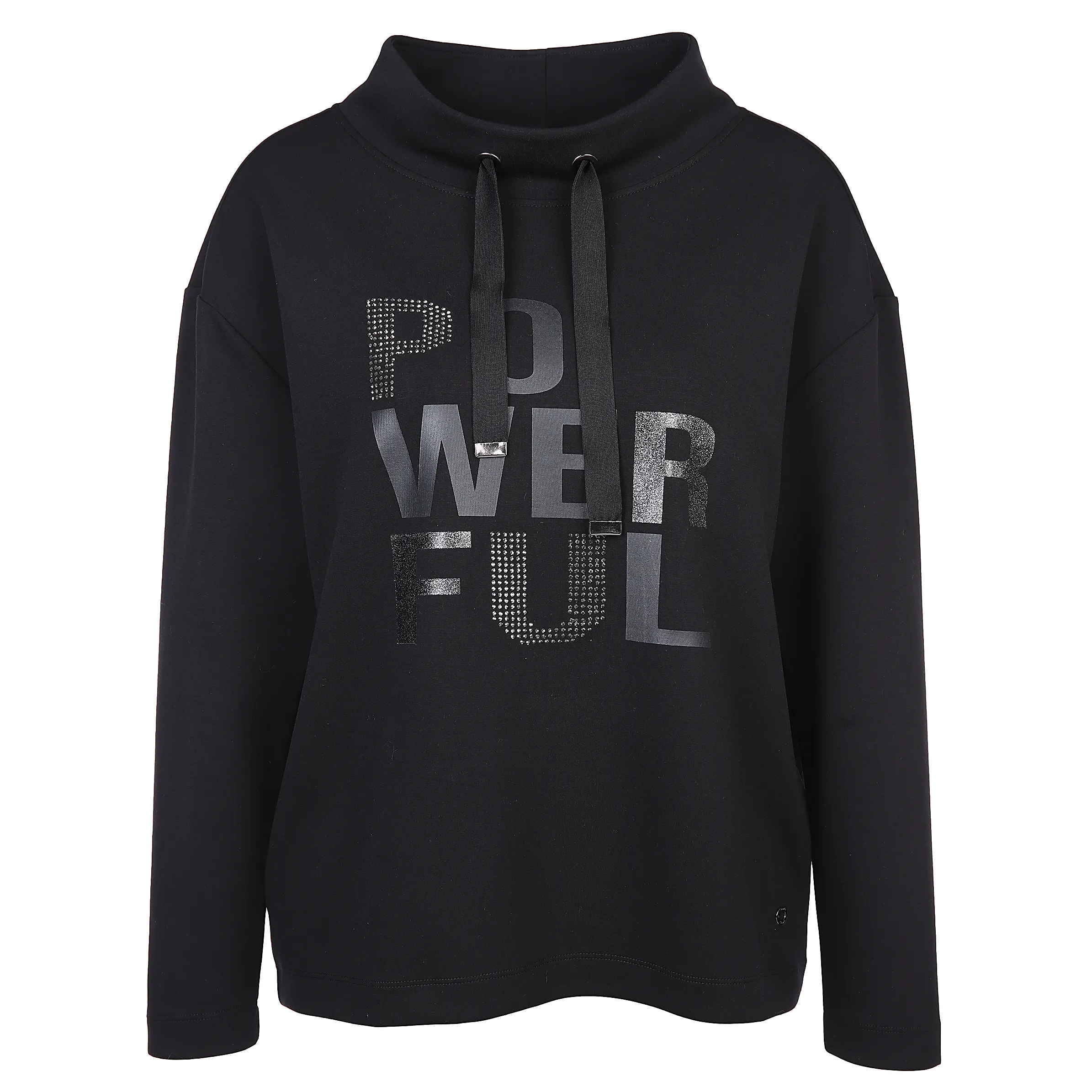 Lisa Tossa Da-Sweatshirt m. Stehkragen Schwarz 880309 SCHWARZ 1