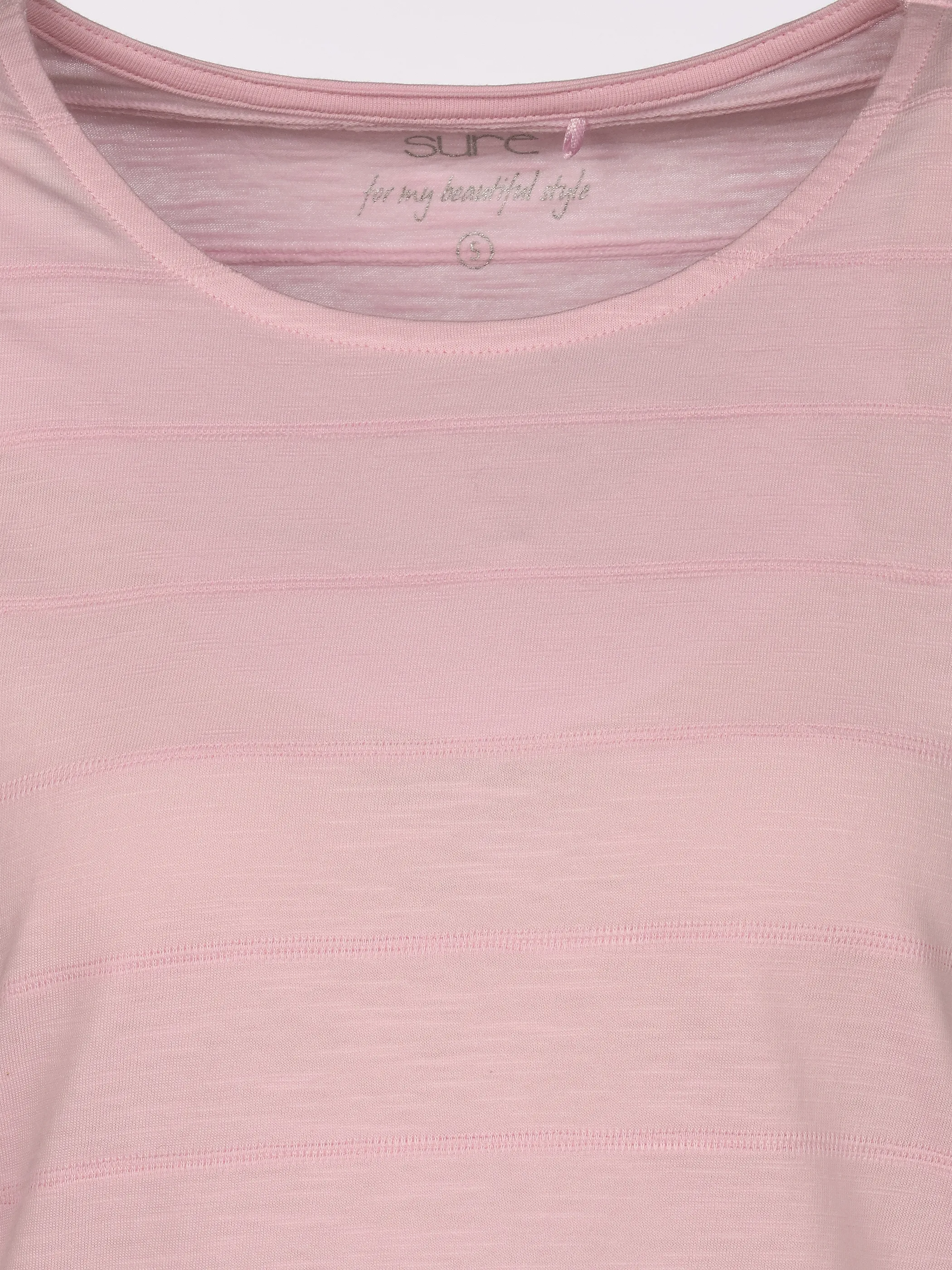 Sure Da-Struktur-T-Shirt Pink 922011 NOSEGAY 3