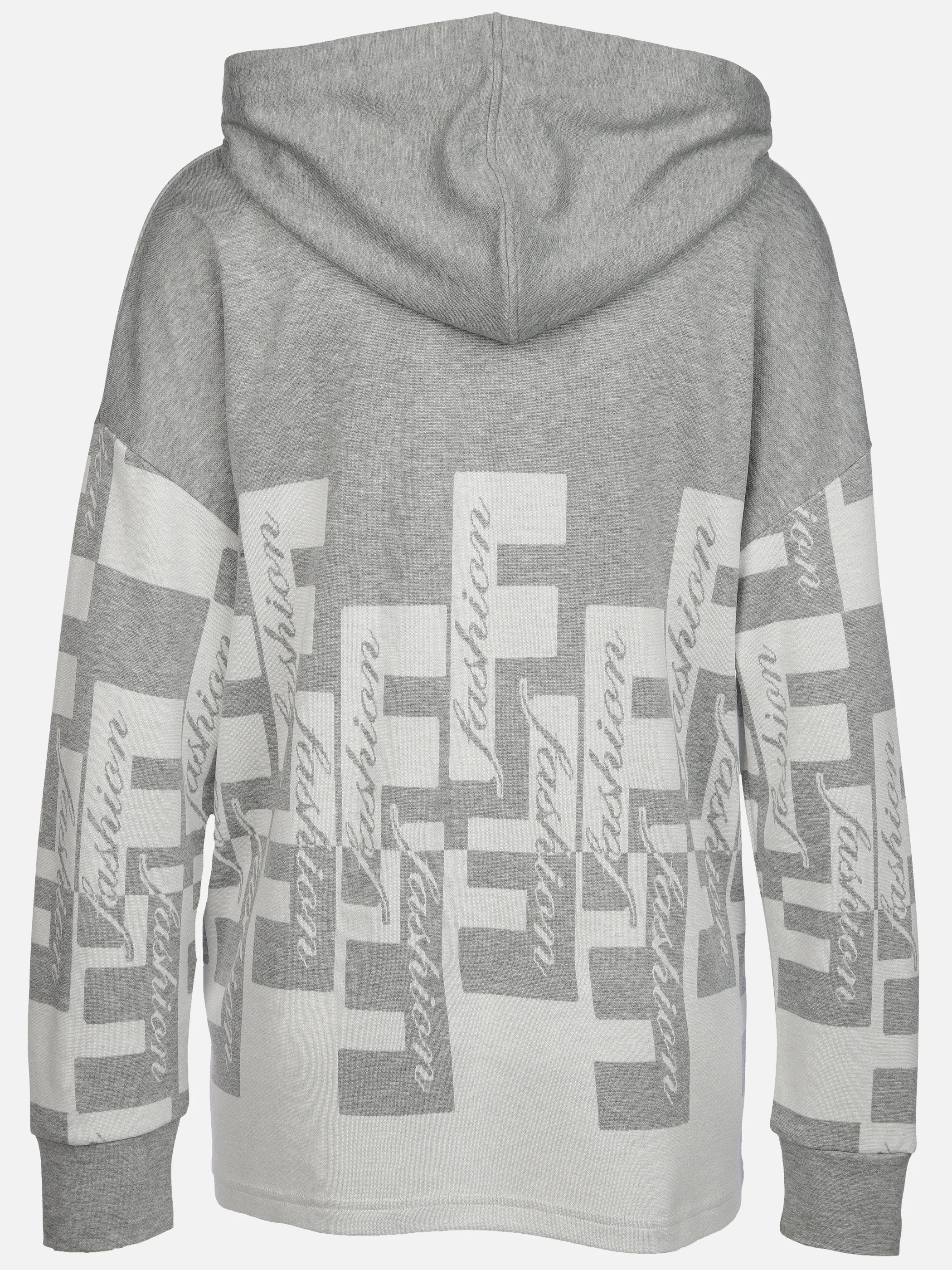 Lisa Tossa Da-Jacquard-Hoodie Weiß 909224 SILBER 2