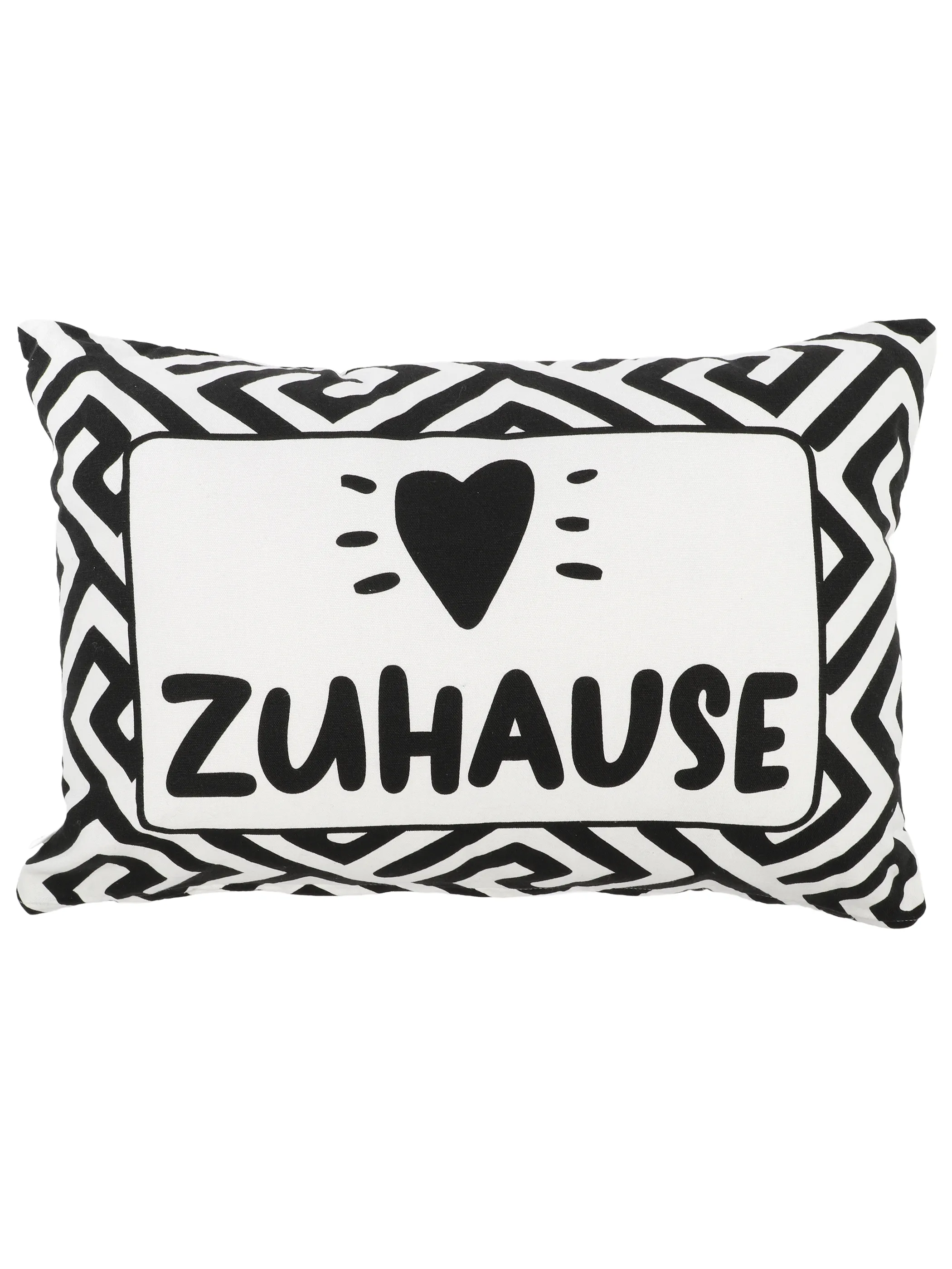 Dream House Dekokissen Zuhause 40x60 Schwarz 931696 SCHWARZ 1