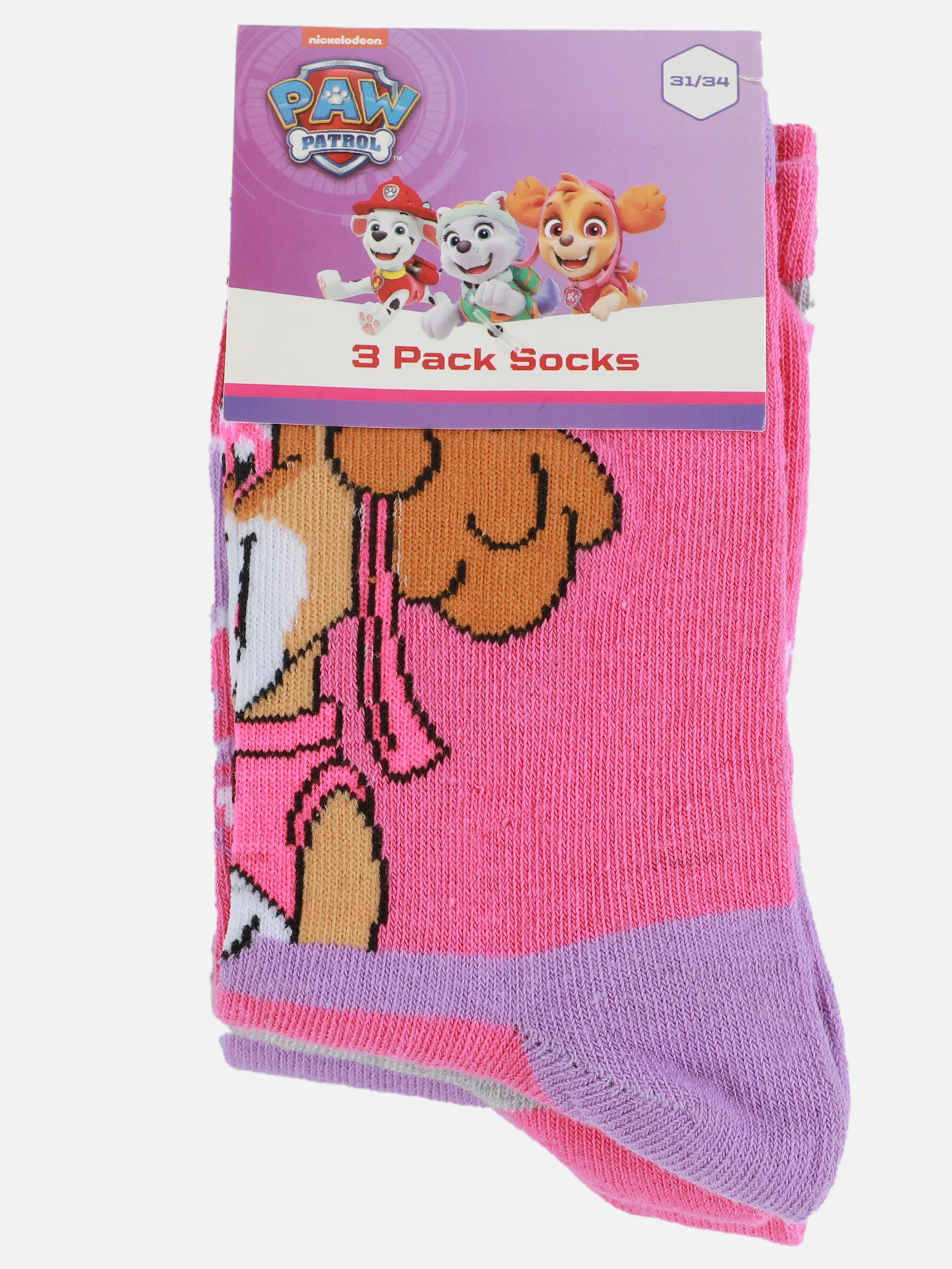 Disney Ki-Lizenz Socken 3er Pack Weiß 838818 3516 2