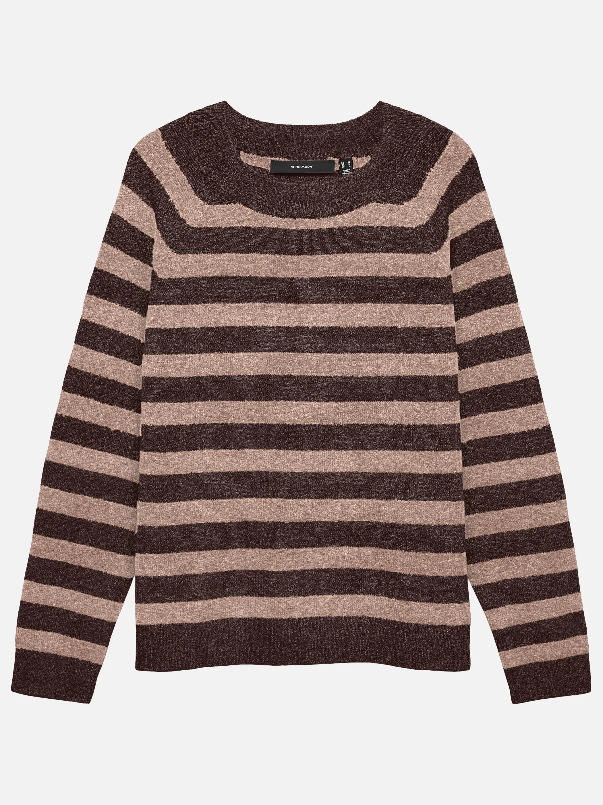 Vero Moda 10201022 VMDOFFY LS O-NECK BLO Braun 790647 297957053 4
